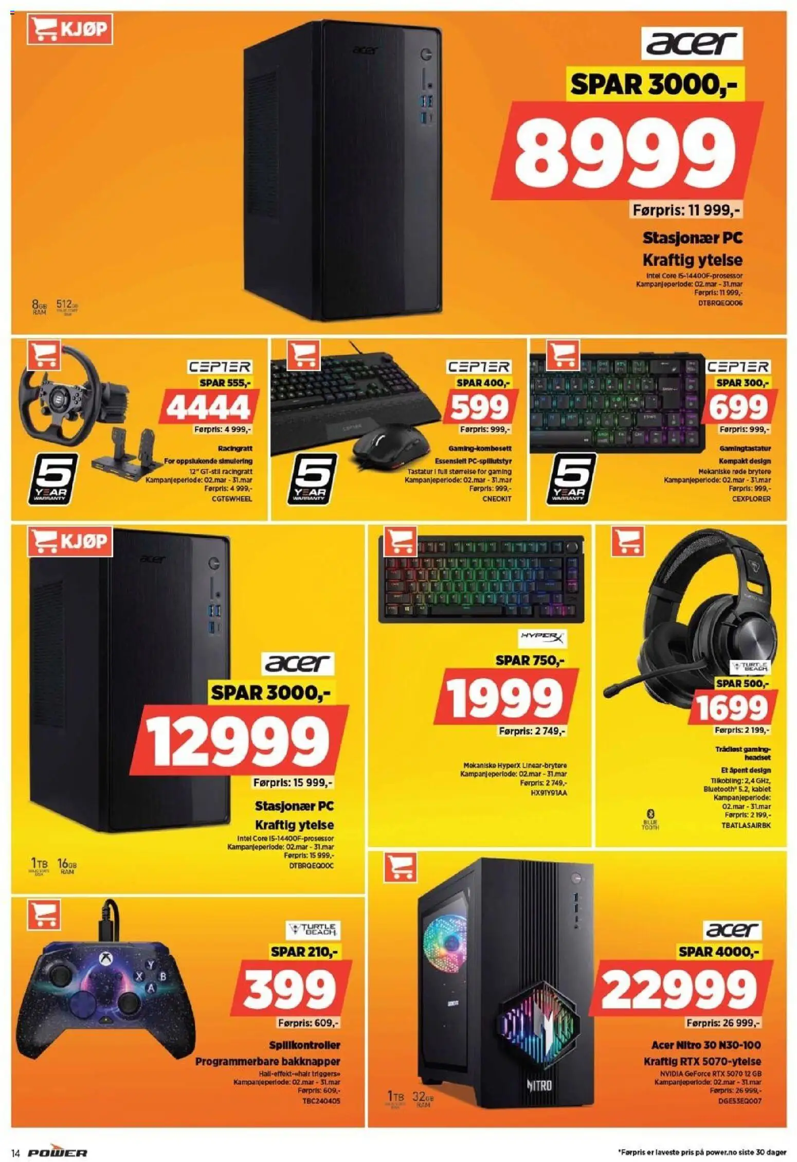 {H1} | Side: 14 | Produkter: Pc, Tastatur