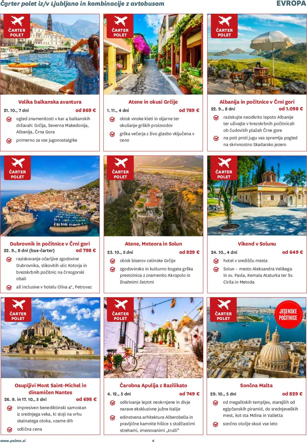 Palma katalog potovanja osrečujejo │ velja od 01.08.2025 | Stran: 4