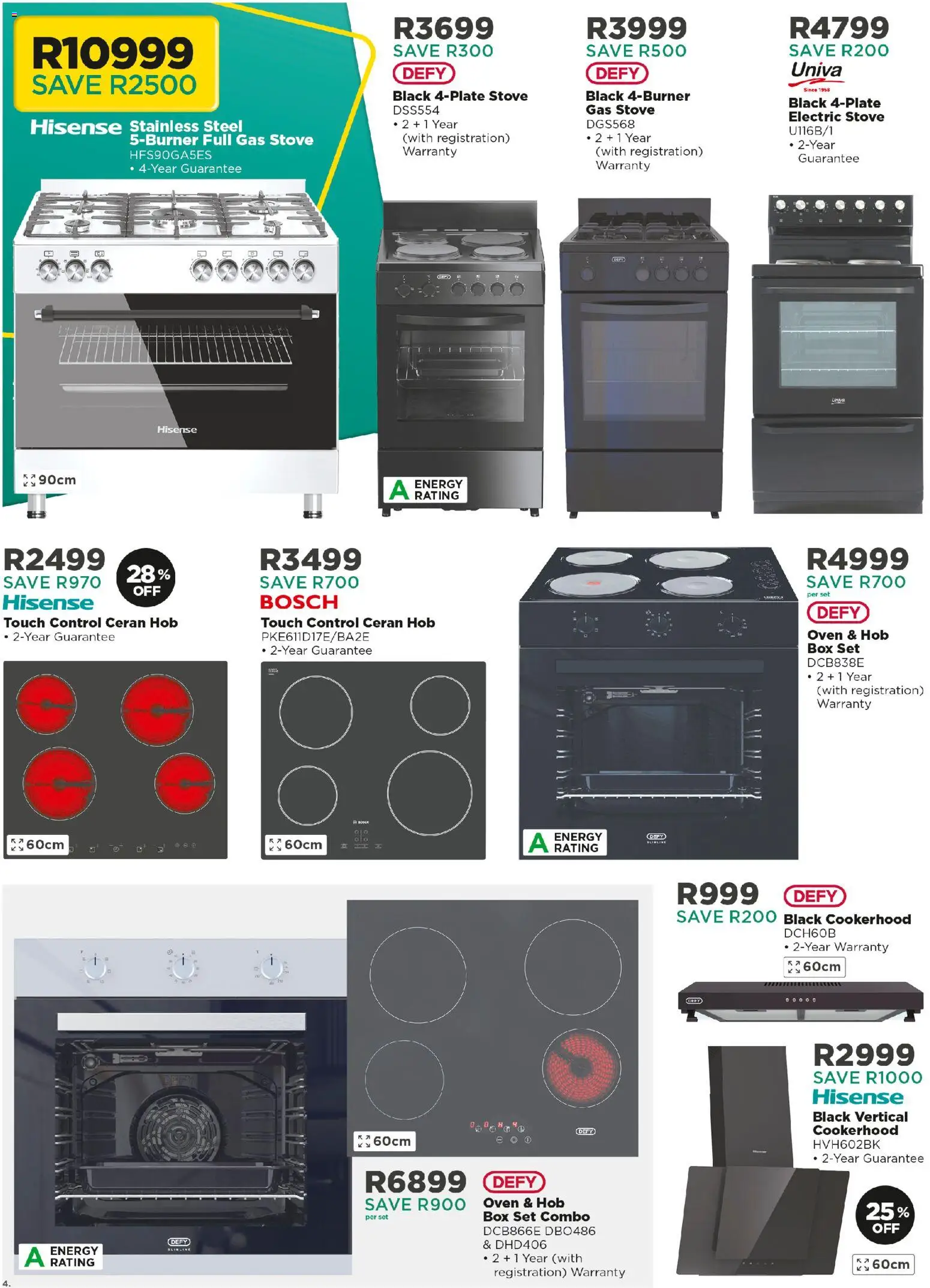 New House and Home catalogue – valid from 23.02.2026 | Page: 4 | Products: Hob, Stove, Box, Gas stove