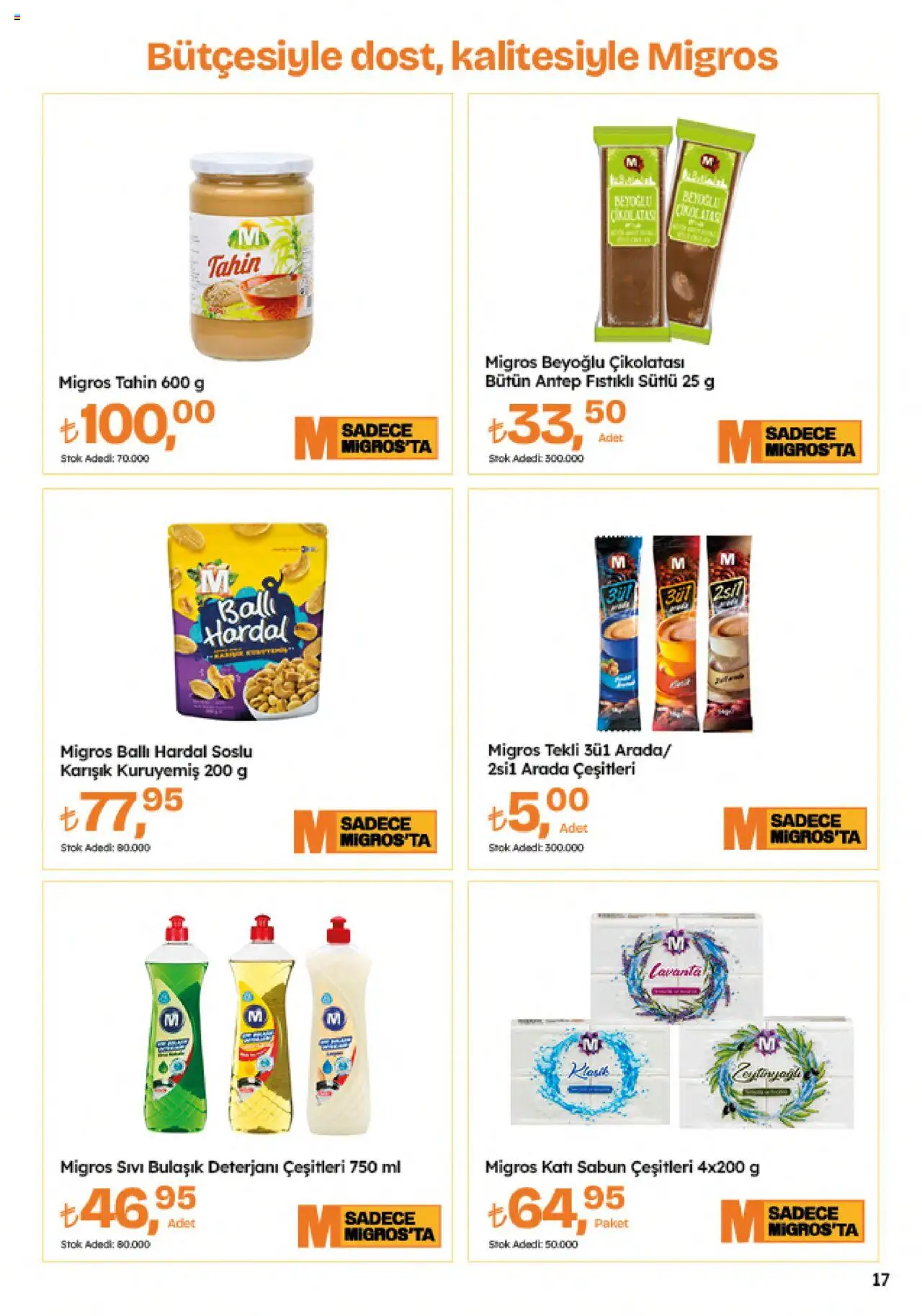 Migros Katalog - Migroskop - 11.09.2025 tarihinden itibaren geçerlidir | Sayfa: 17 | Ürünler: Hardal, Sabun, Bulaşık deterjanı