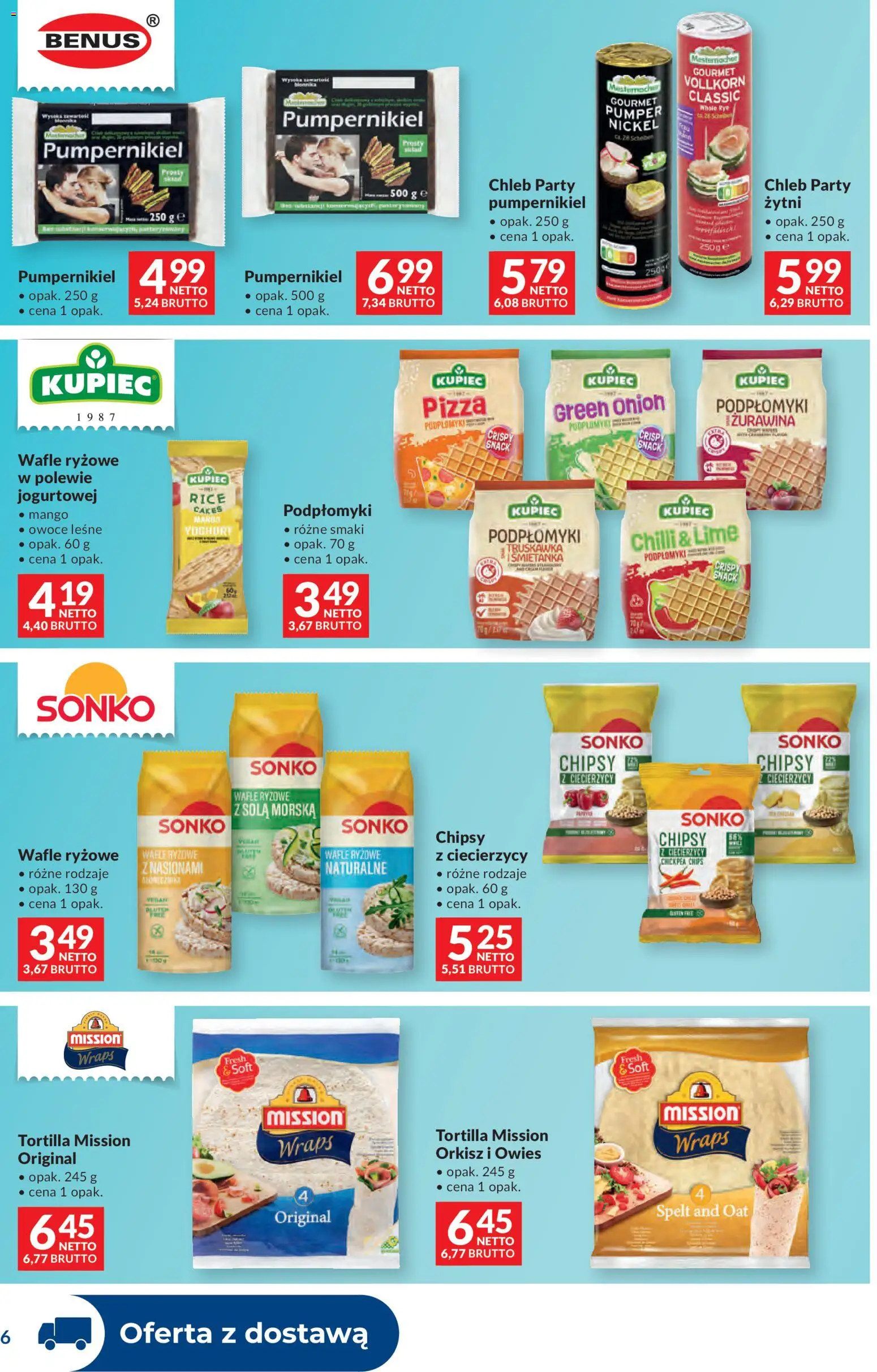 Makro gazetka - Dystrybucja do sklepów od 07.04.2026 | Strona: 6 | Produkty: Mango, Wafle, Chleb, Pizza