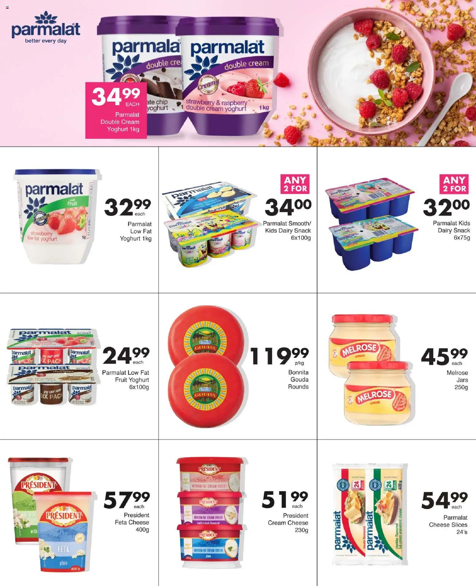 New Save catalogue – valid from 25.03.2026 | Page: 5 | Products: Yoghurt, Cheese, Cream, Fruit