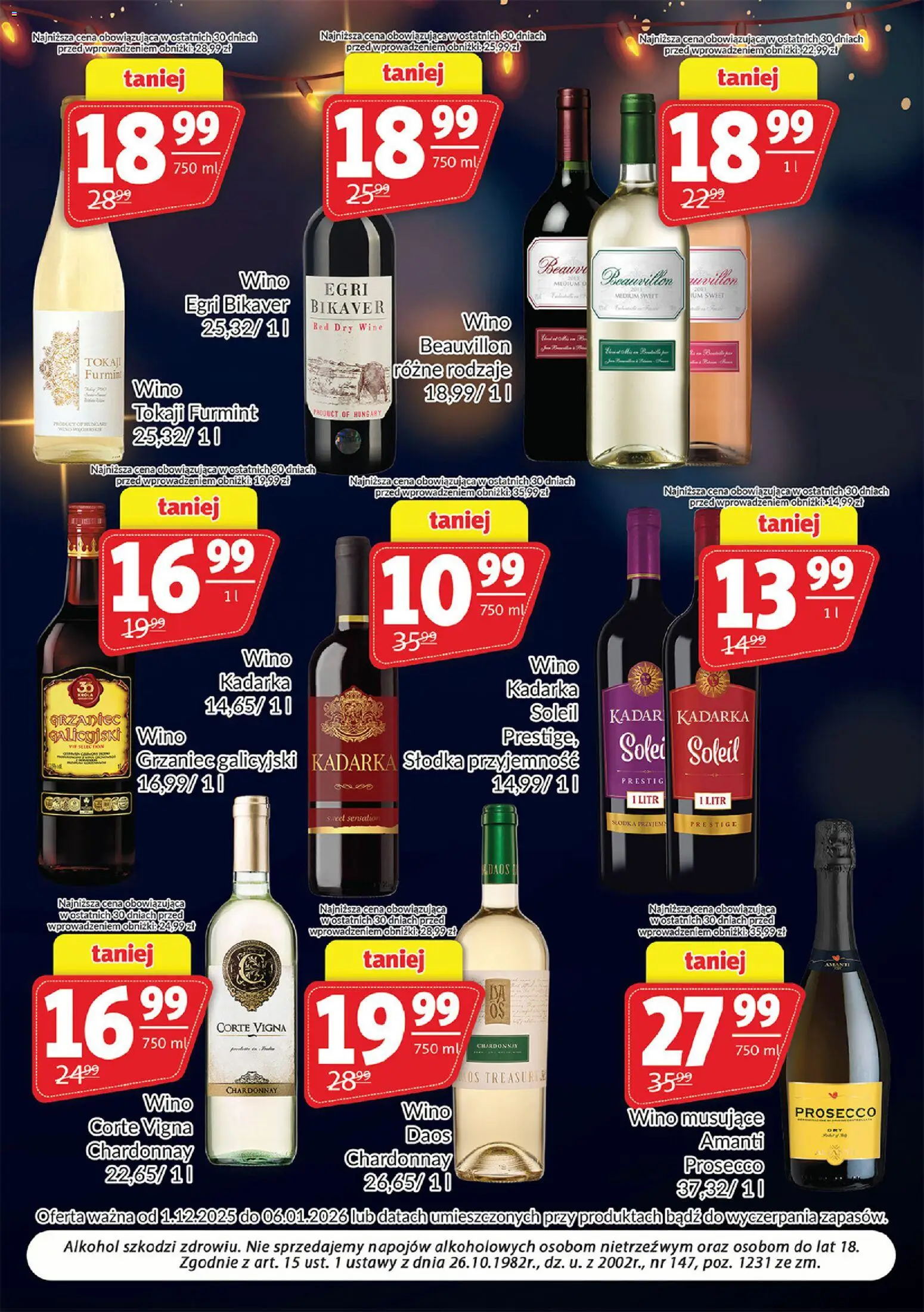 Prim Market Gazetka - Oferta alkoholowa od 01.12.2025 | Strona: 5 | Produkty: Grzaniec galicyjski, Rum, Alkohol, Prosecco