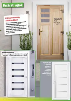 Bauhaus Akciós újság - amely érvényes a következő dátumtól: 16.06.2025 | Oldal: 9 | Termékek: Bejárati ajtó, Ajtók