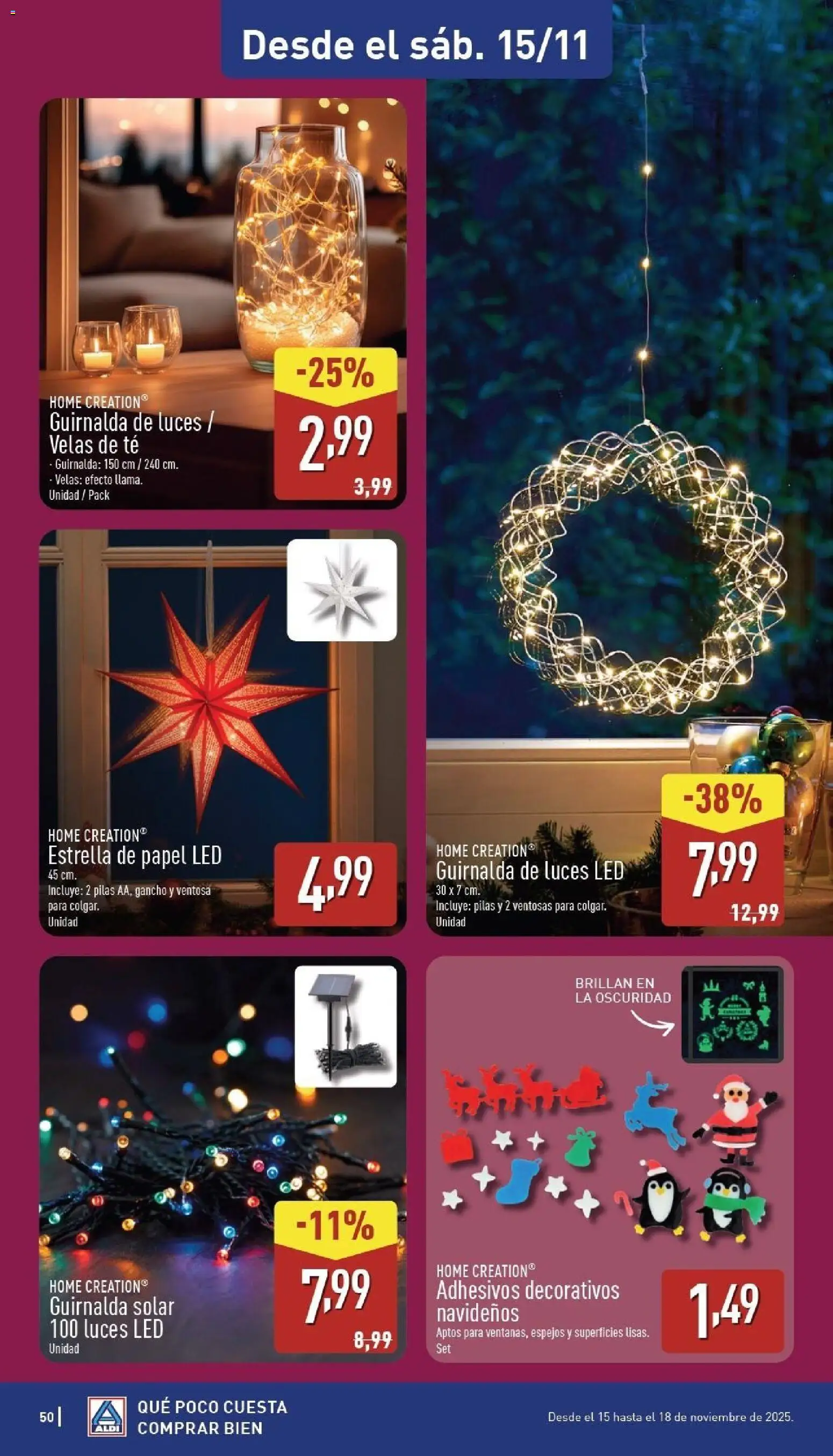 Aldi folleto Península │ válido desde el 10.11.2025 | Página: 50 | Productos: Té, Βραχιόλι