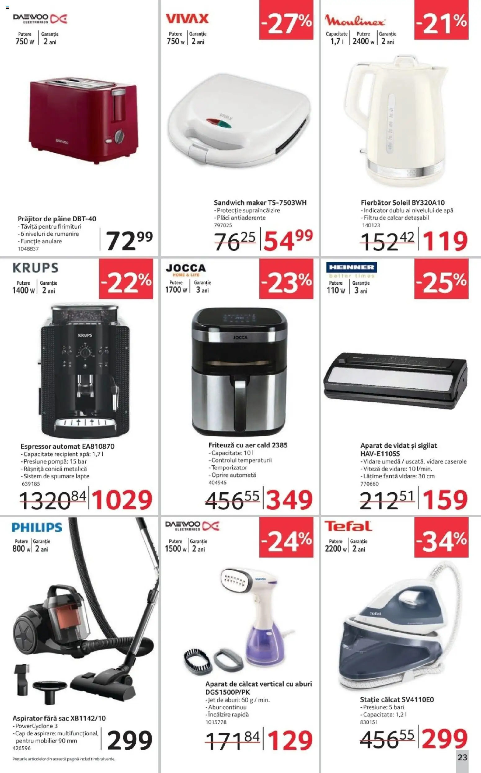 Noul catalog Selgros – valabil de la 14.11.2025 | Pagină: 24 | Produse: Espressor, Caserole, Aspirator, Pâine