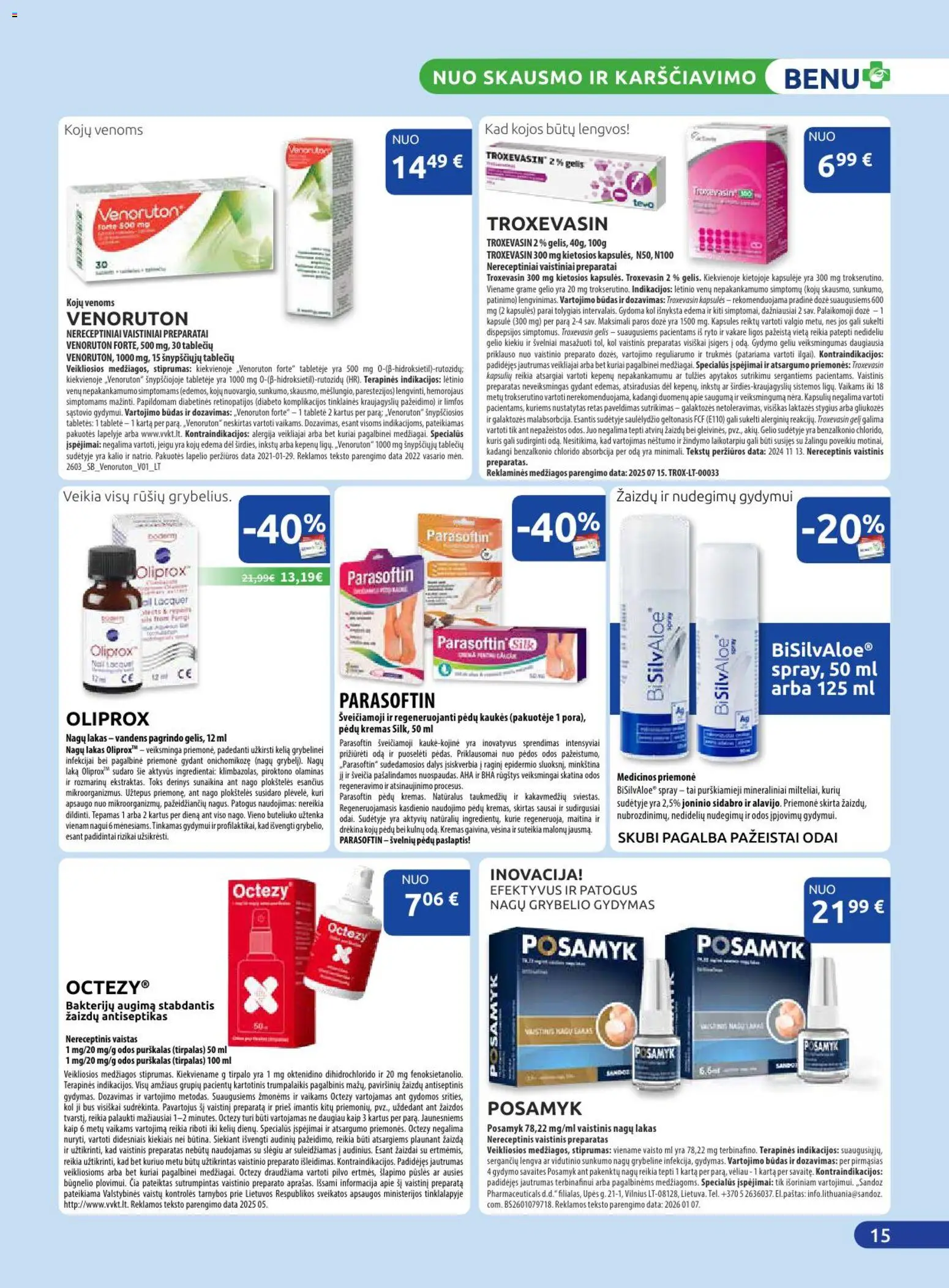 BENU akcijos nuo 01.04.2026 | Puslapis: 15