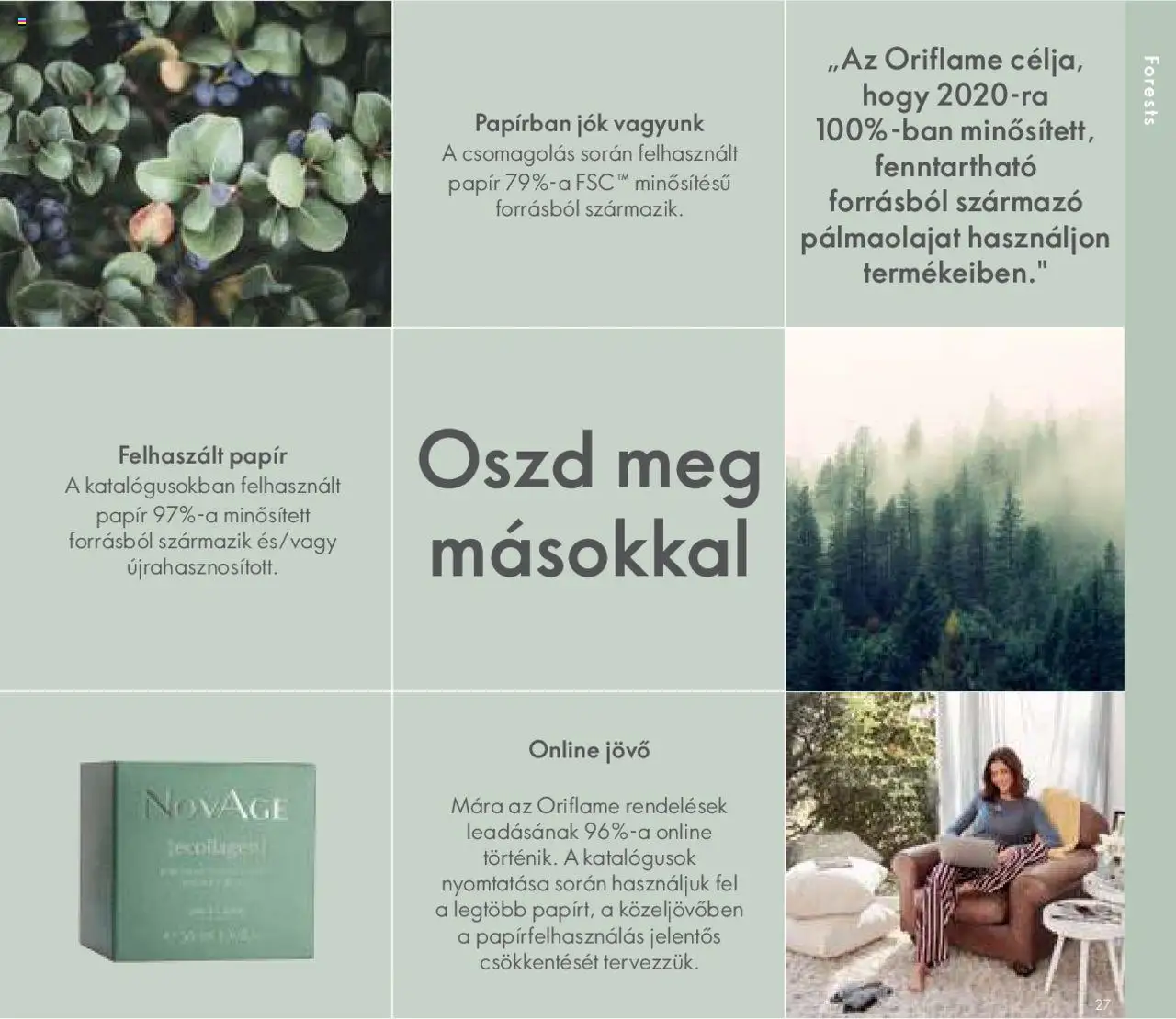 Oriflame akciós ujság - amely érvényes a következő dátumtól: 27.05.2020 | Oldal: 27