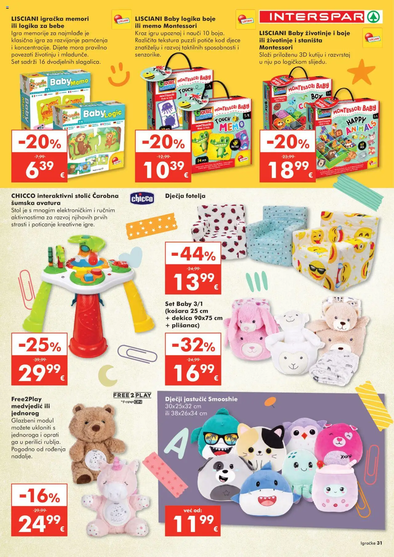 Interspar katalog | vrijedi od 22.10.2025 | Stranica: 31 | Proizvodi: Fotelja, Stolić, Stol, Košara