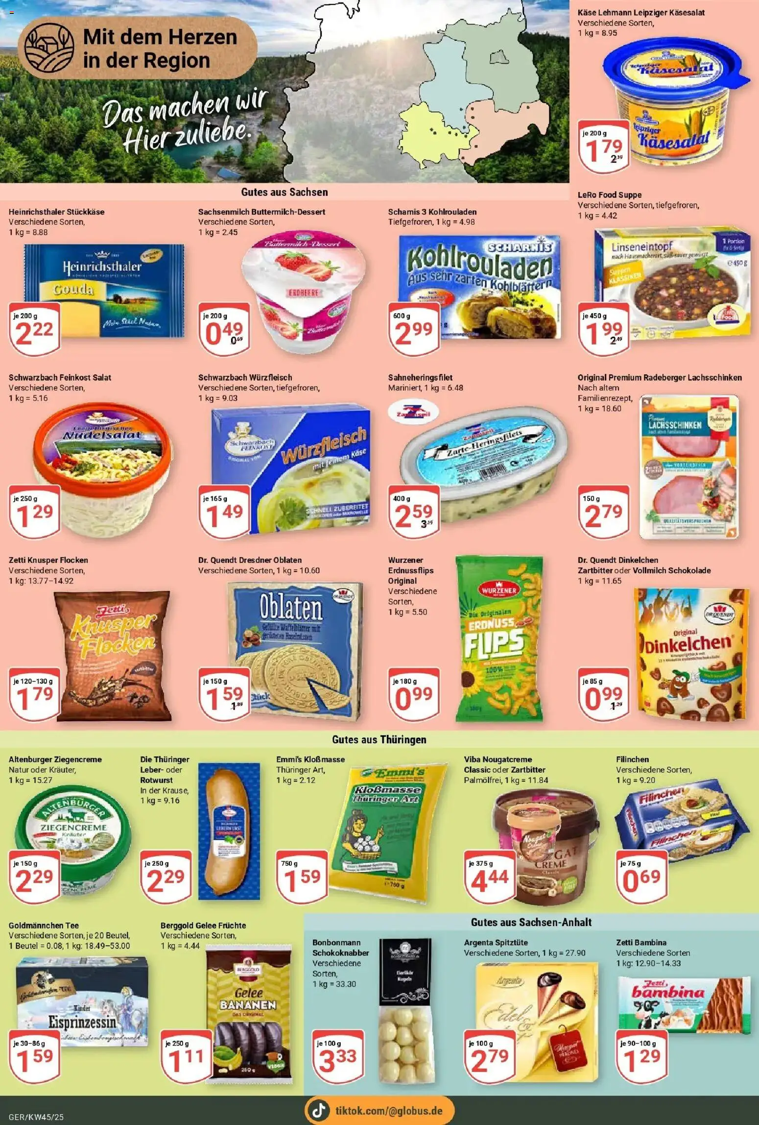 Globus prospekt Gera	 – gültig ab 02.11.2025 | Seite: 21 | Produkte: Gouda, Creme, Tee, Flocken
