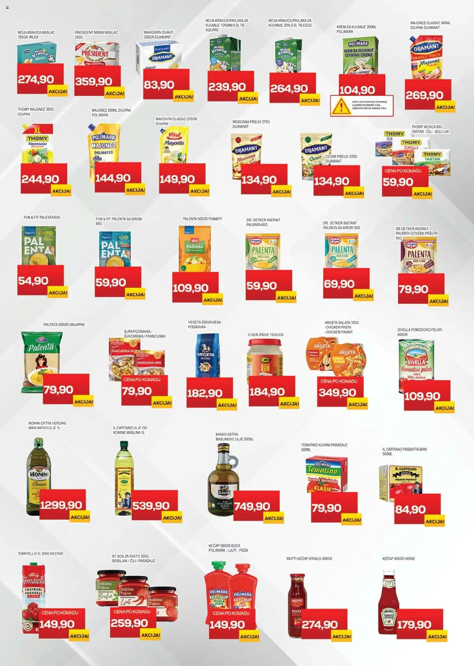 Medius katalog - važi od 16.12.2025 | Strana: 11 | Proizvode: Palenta, Monini, Moja kravica, Heinz