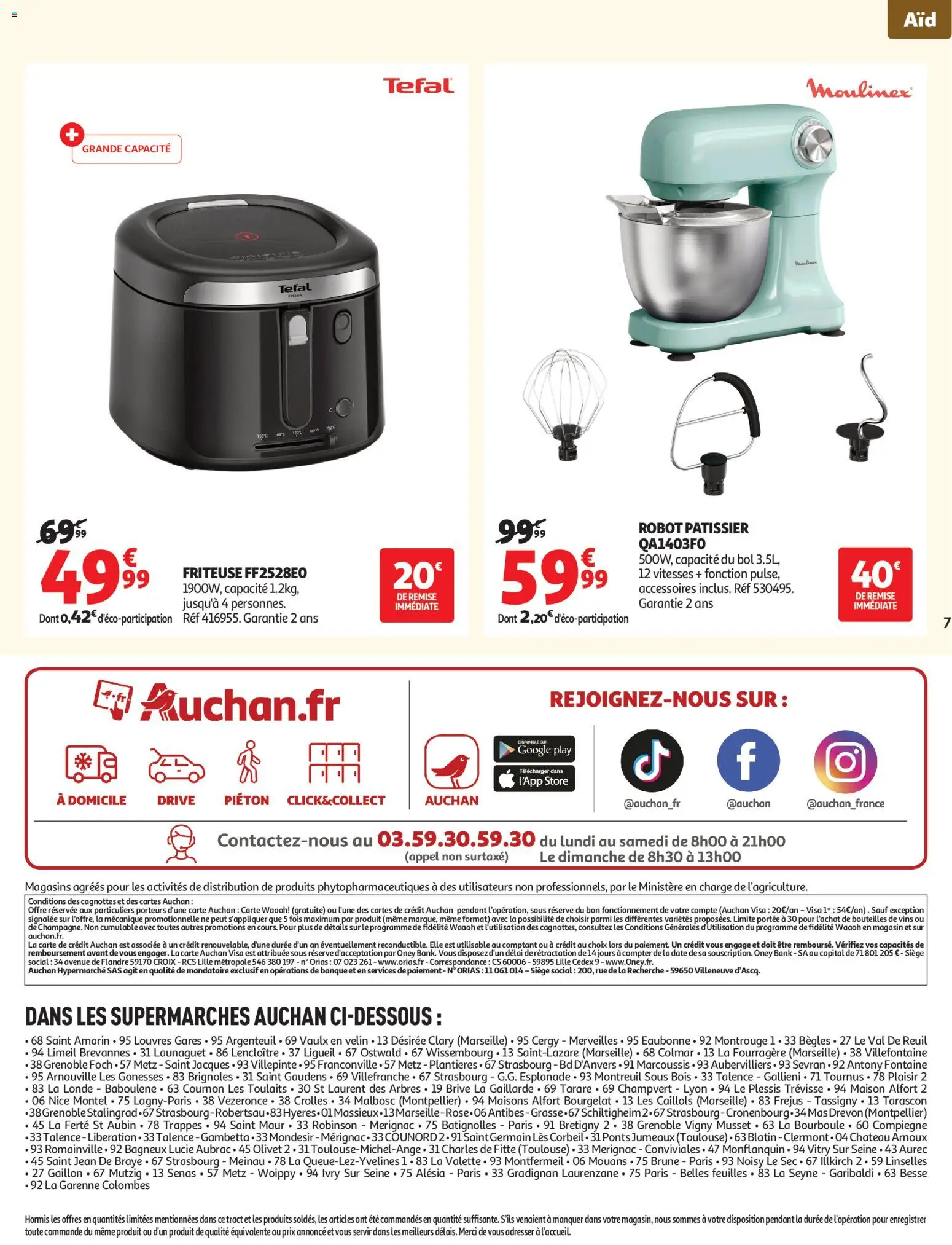 {H1} | Page: 7 | Produits: Robot, Bol, Robot pâtissier, Store