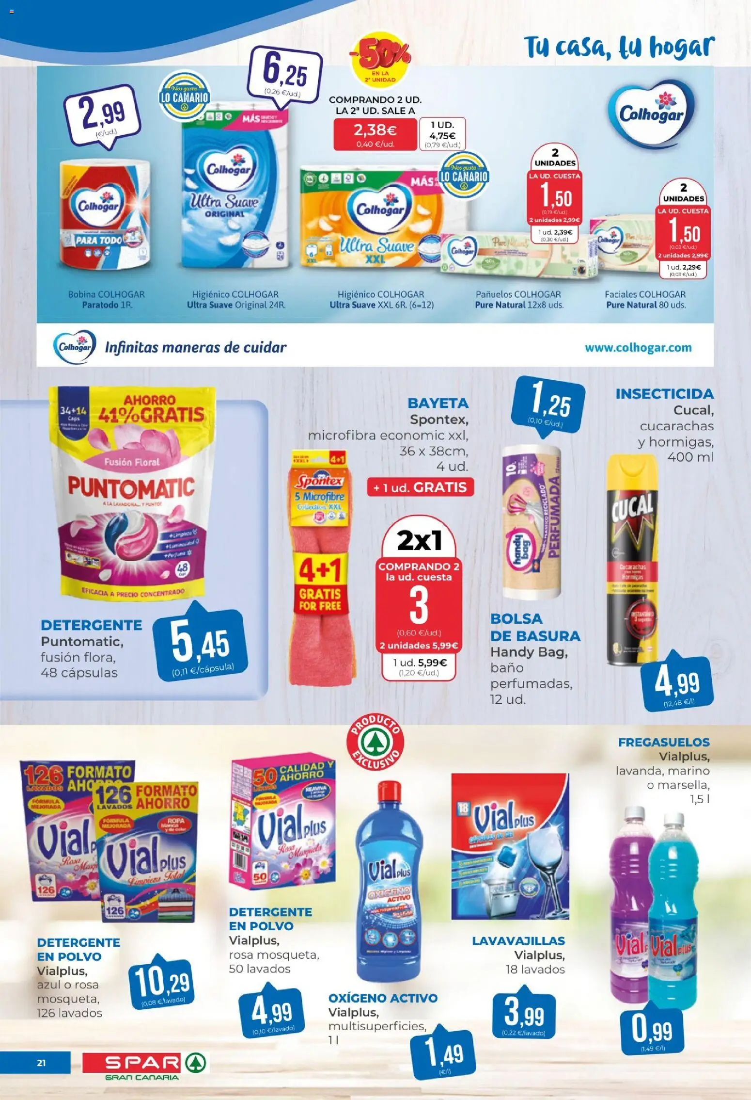 Spar - folleto │ válido desde el 20.03.2026 | Página: 21 | Productos: Polvo, Detergente, Ropa, Lavavajillas