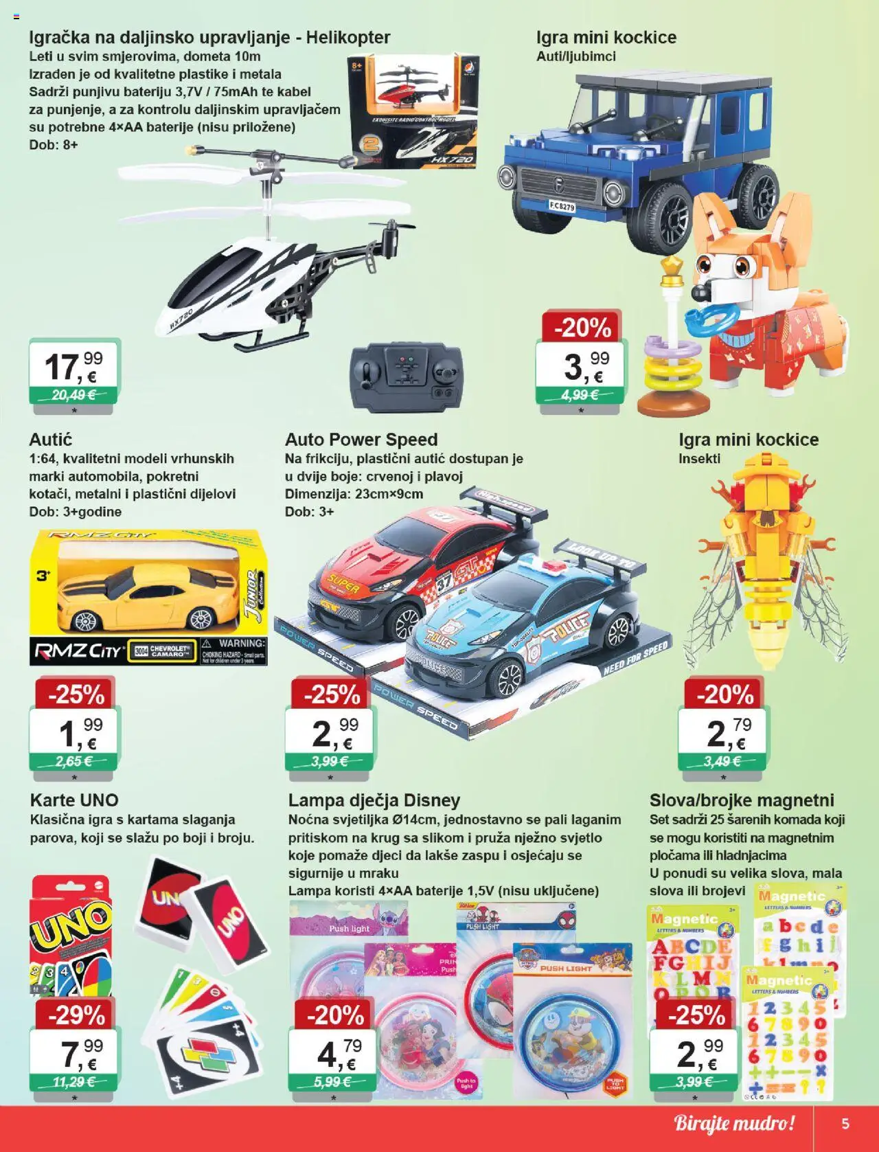 KTC katalog | vrijedi od 04.09.2025 | Stranica: 5 | Proizvodi: Svjetiljka, Baterije, Kabel, Igra