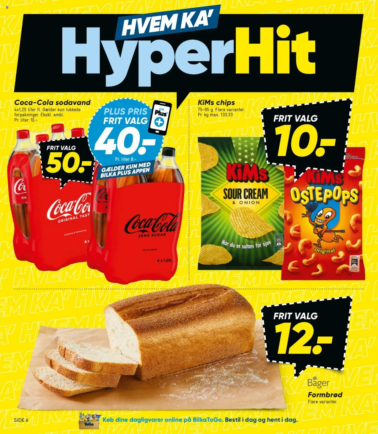 Bilka tilbudsavis – gyldig fra 12.09.2025 | Side: 6 | Produkter: Coca Cola, Chips, Sodavand, Cola