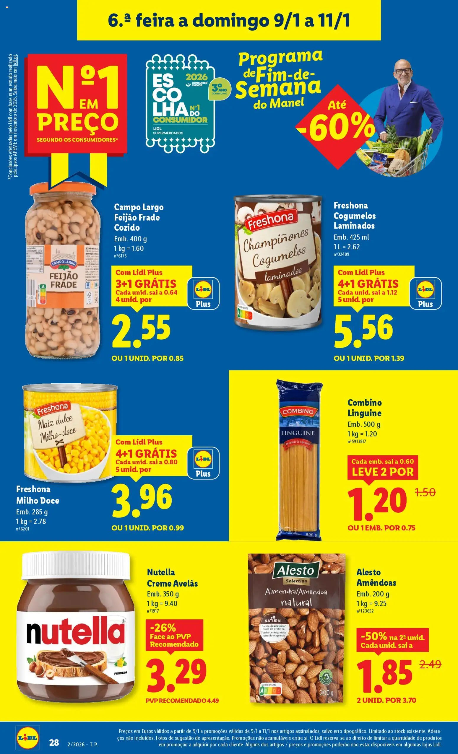 Lidl folheto │ válido de 05.01.2026 | Página: 28 | Produtos: Amêndoas, Avelãs, Creme, Milho