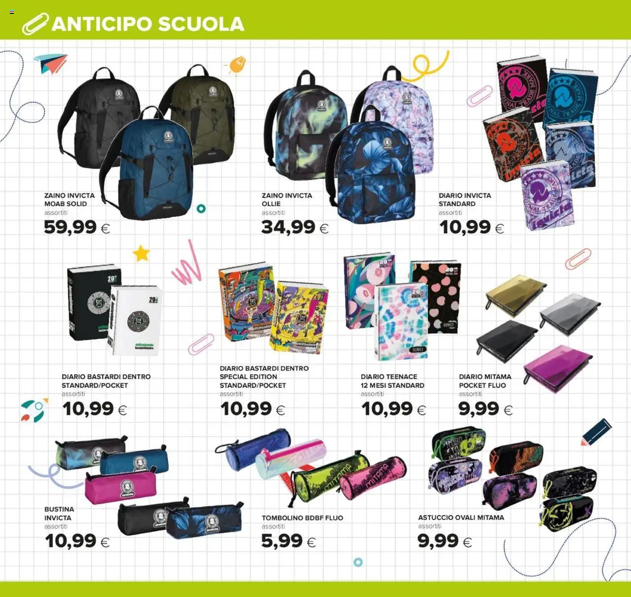 Volantino Oasi del 24.07.2025 | Pagina: 28 | Prodotti: Zaino, Astuccio