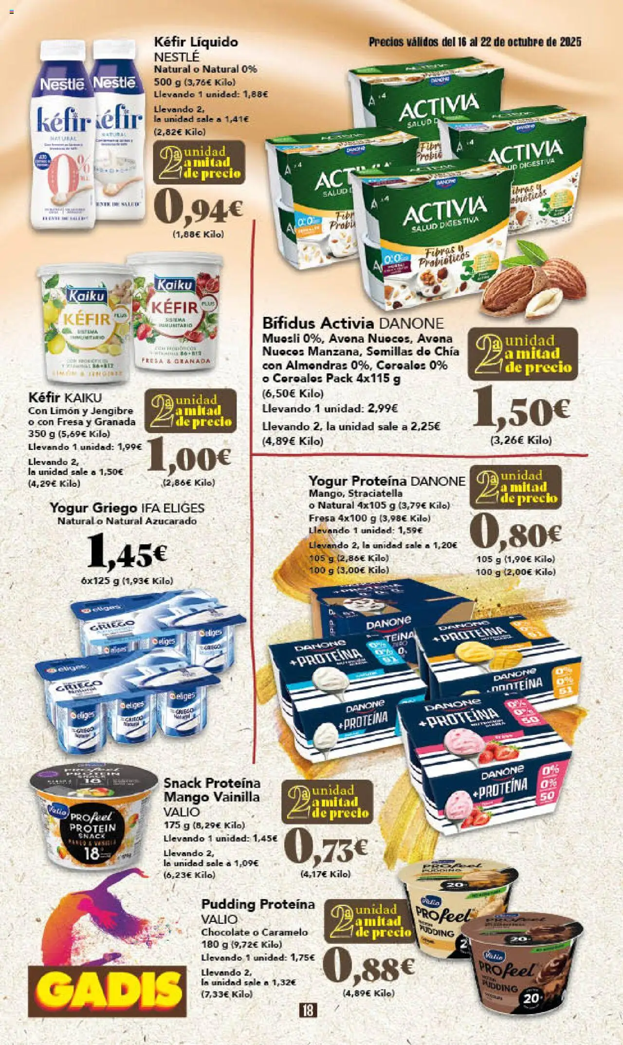 Gadis folleto │ válido desde el 16.10.2025 | Página: 18 | Productos: Chocolate, Μαγειρική εστία, Cereales, Ρούτερ