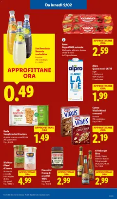 Anteprima del volantino Doria Semplicissimi Crackers, Al grano saraceno e semi di chia 245 g confezione valido a partire dal 09.02.2026 | Pagina: 23 | Prodotti: Birra, Fragole, Crackers, Tonno