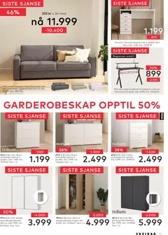 Forhåndsvisning av Skeidar kundeavis gyldig fra 07.04.2026 | Side: 25 | Produkter: Sovesofa, Garderobeskap, Kommode, Skrivebord