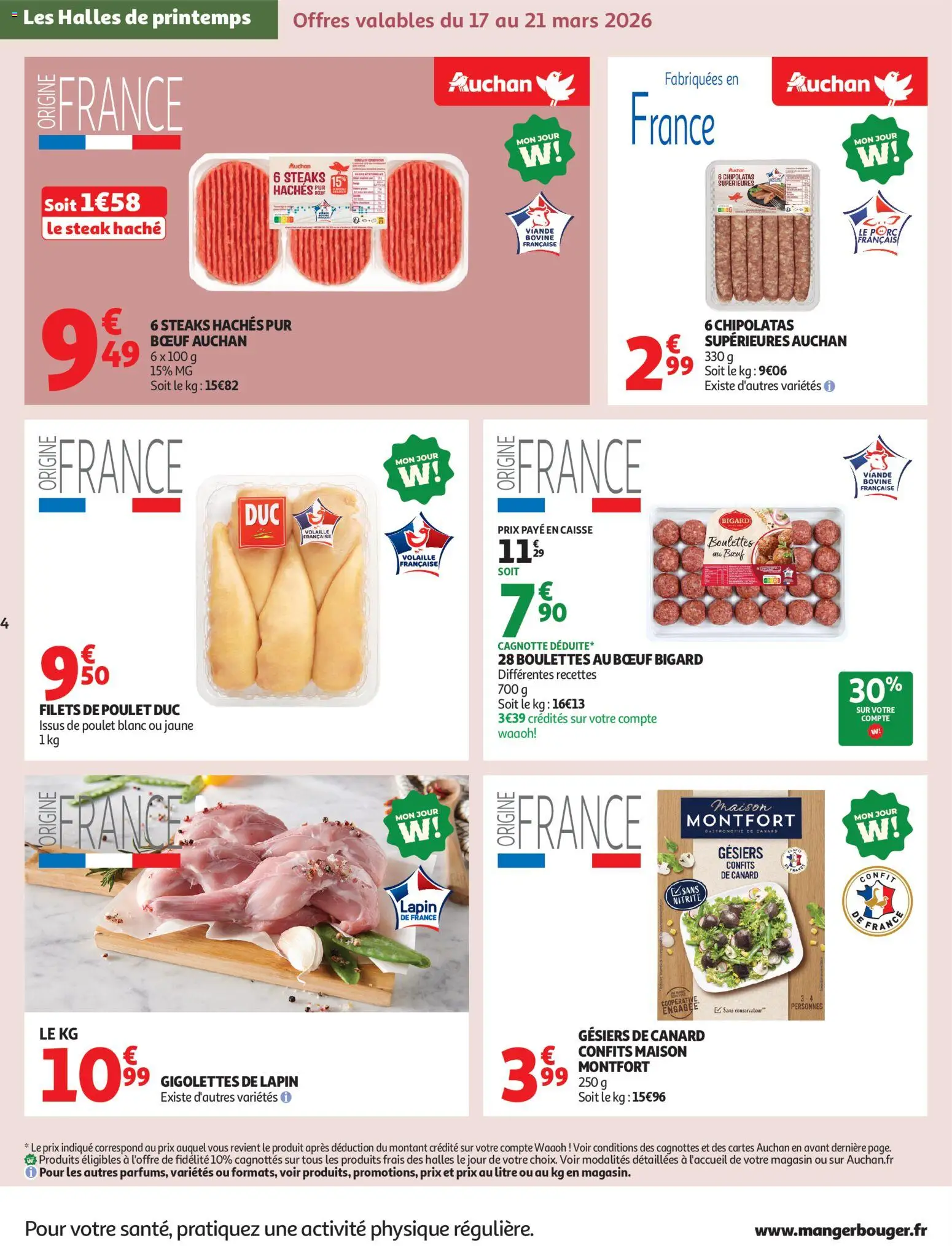 {H1} | Page: 4 | Produits: Lapin, Volaille, Viande, Viande bovine