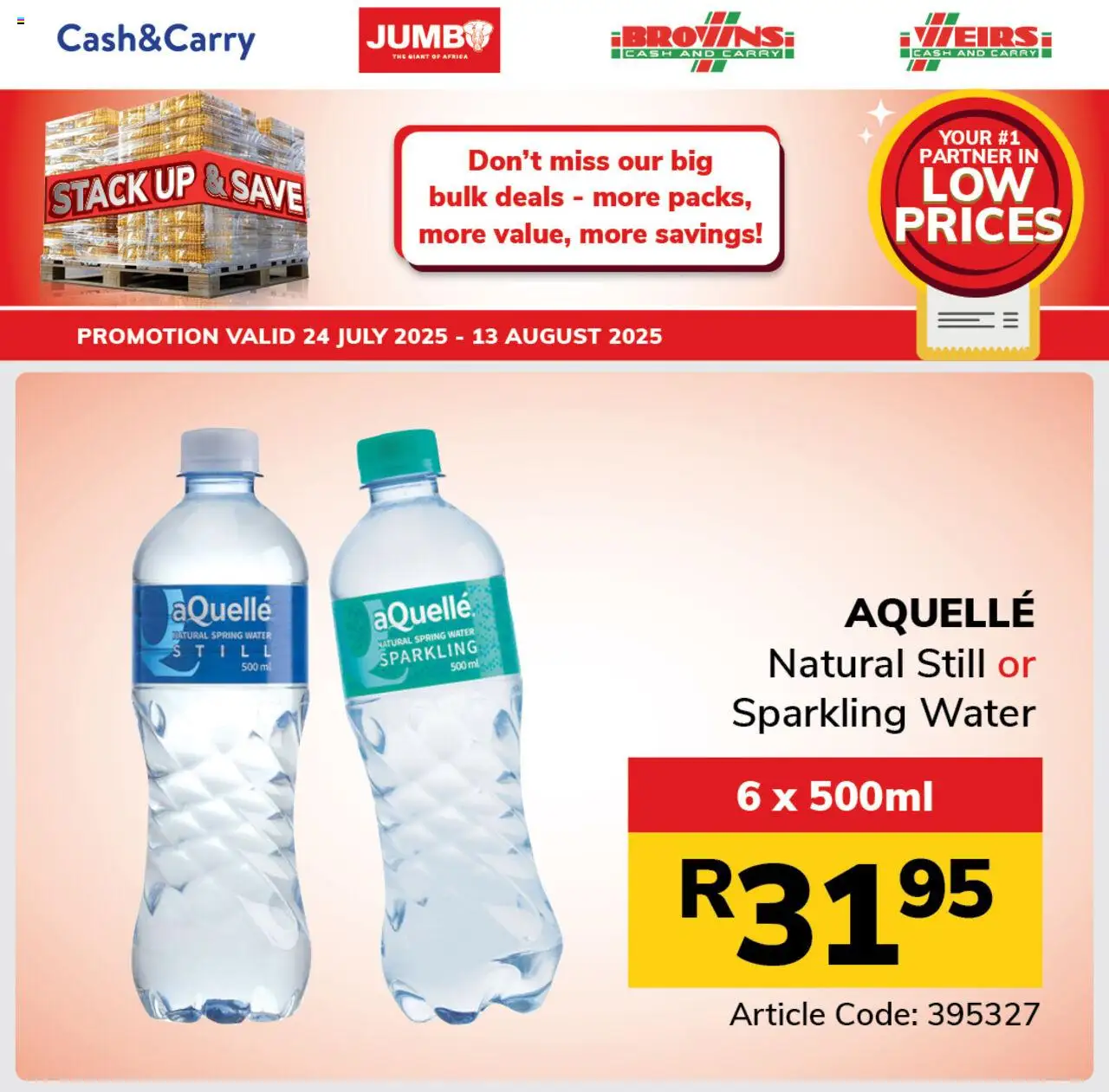 Jumbo Refreshments Specials │ valid from 24.07.2025 | Page: 5 | Products: Water