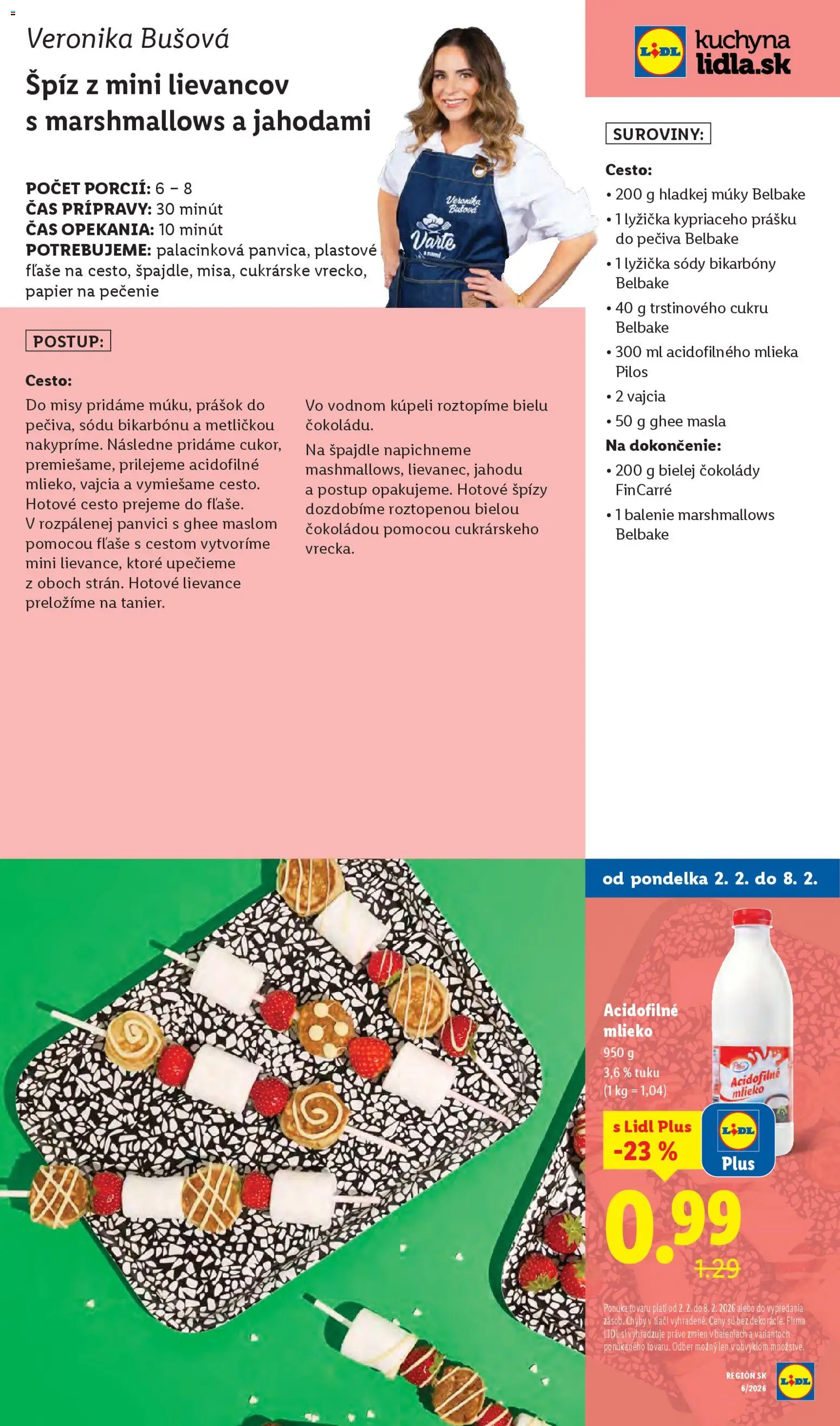 Nové Lidl akcie – leták je platný od 05.02.2026 | Strana: 95 | Produkty: Kuchyňa, Mlieko, Vajcia