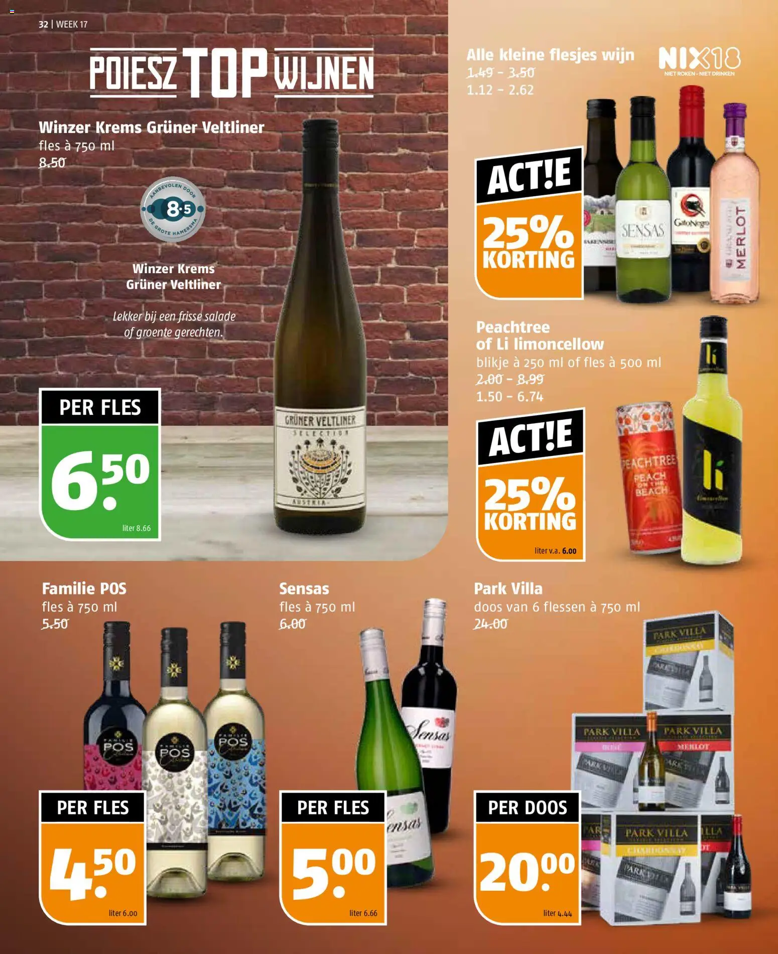 {H1} | Pagina: 32 | Producten: Wijn, Fles, Salade