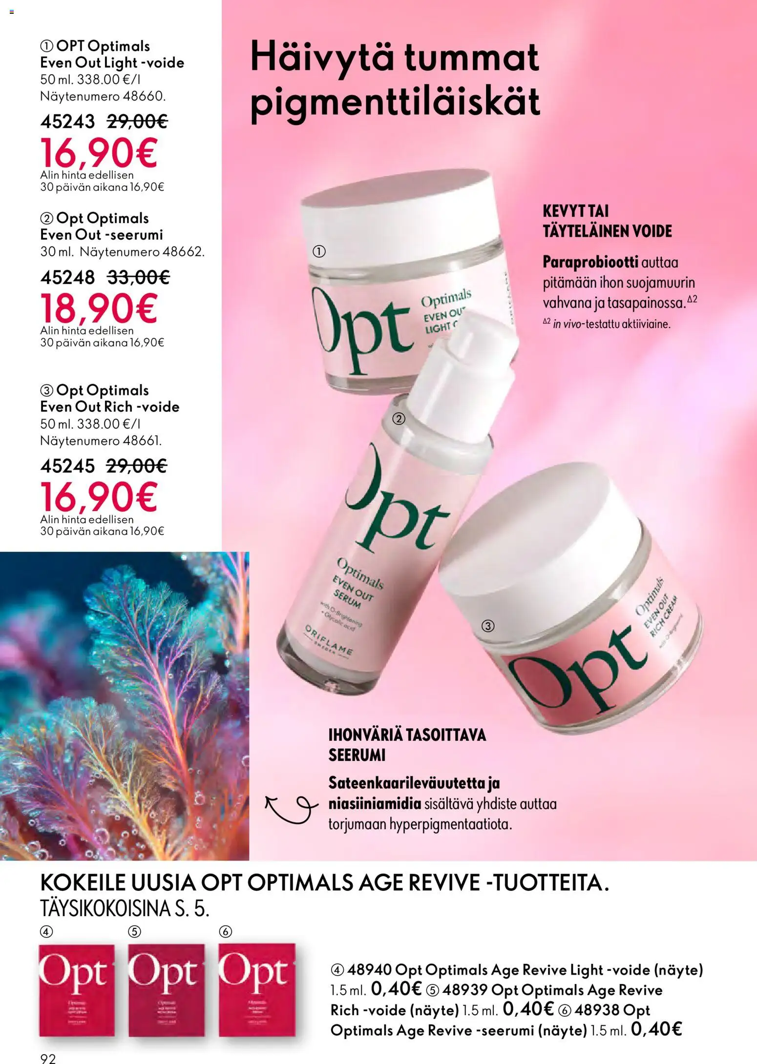 Oriflame - Esite 04 – voimassa 11.03.2026 alkaen | Sivu: 92 | Tuotteet: Seerumi