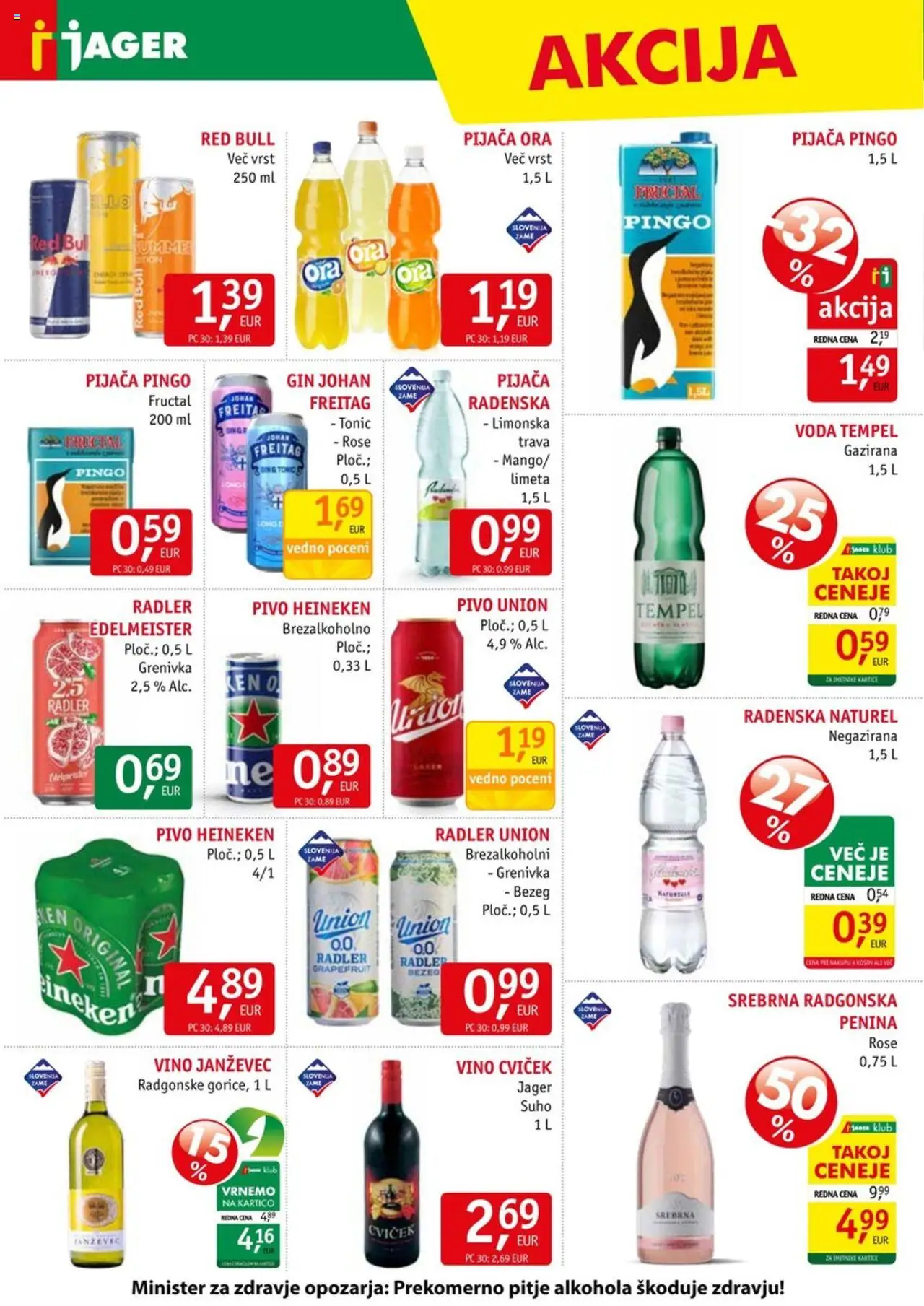 Jager katalog │ velja od 06.08.2025 | Stran: 12 | Izdelki: Pivo, Gin, Grenivka, Voda