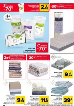 Vista previa Carrefour folleto válido desde el 14.11.2025 | Página: 68 | Productos: Edredón, Cama, Almohada, Ducha