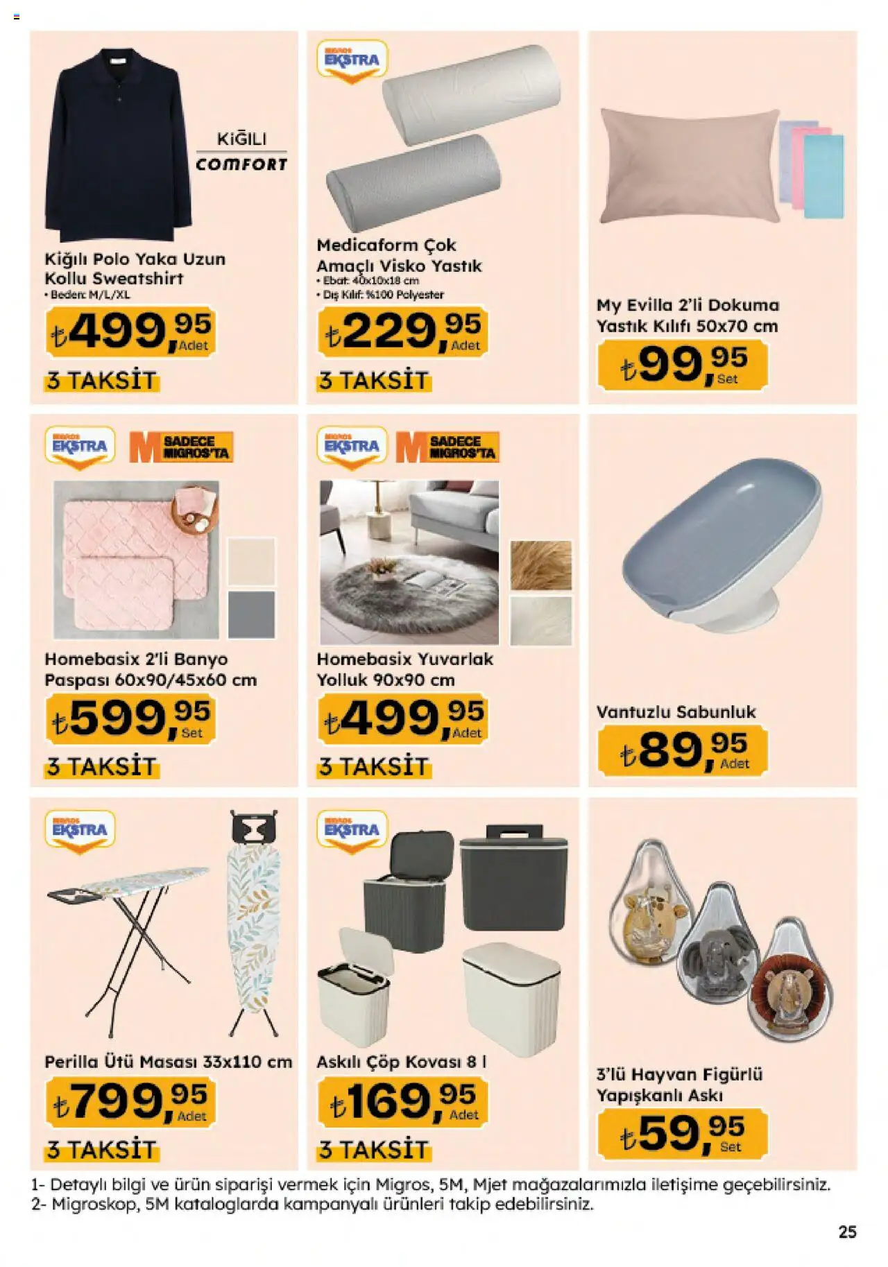 Migros Katalog - Migroskop - 11.09.2025 tarihinden itibaren geçerlidir | Sayfa: 129 | Ürünler: Yastık, Yapışkanlı askı, Ütü, Sabunluk