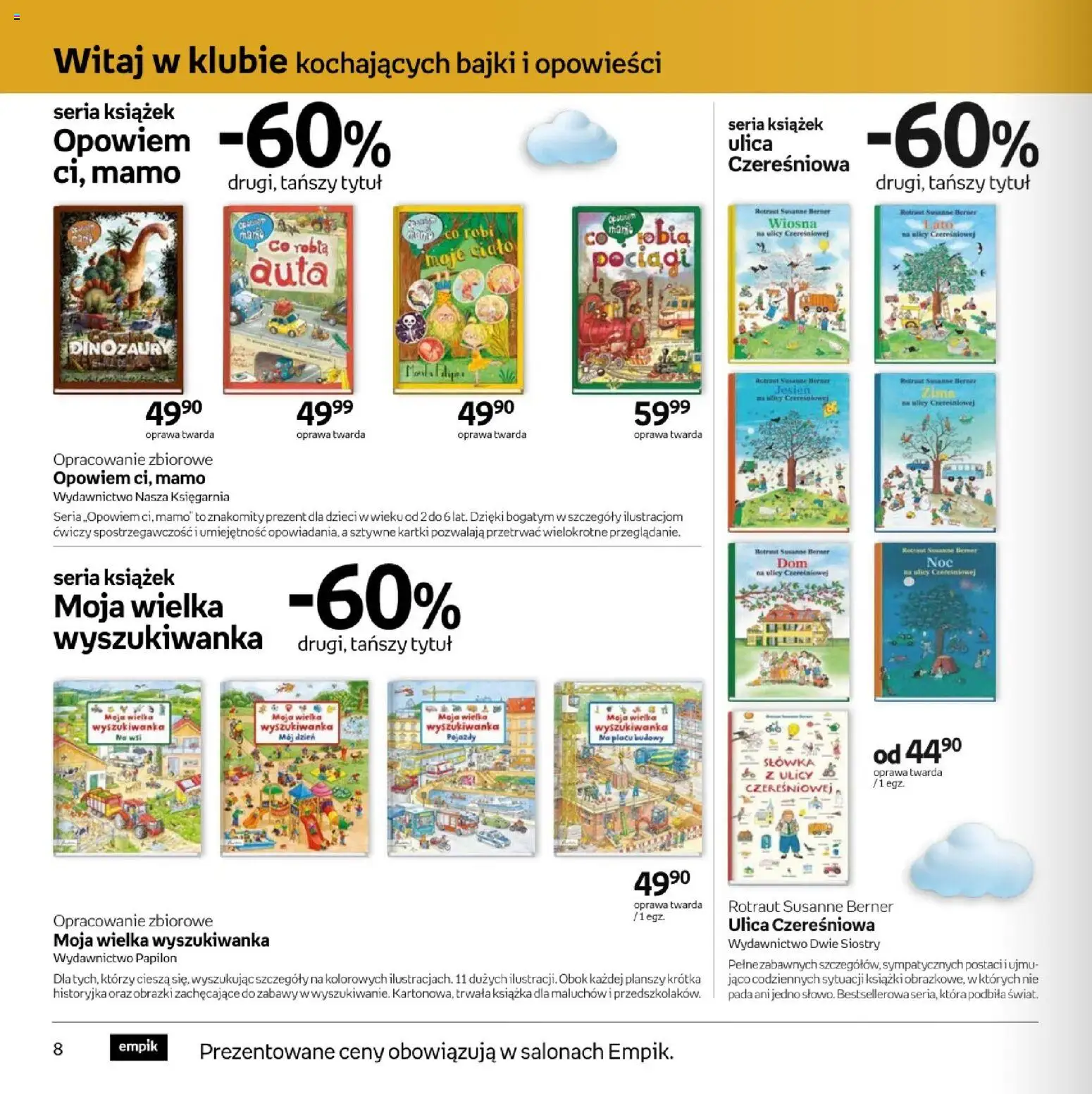 Empik promocje - Festiwal książki dziecięcej od 11.03.2026 | Strona: 8 | Produkty: Książki