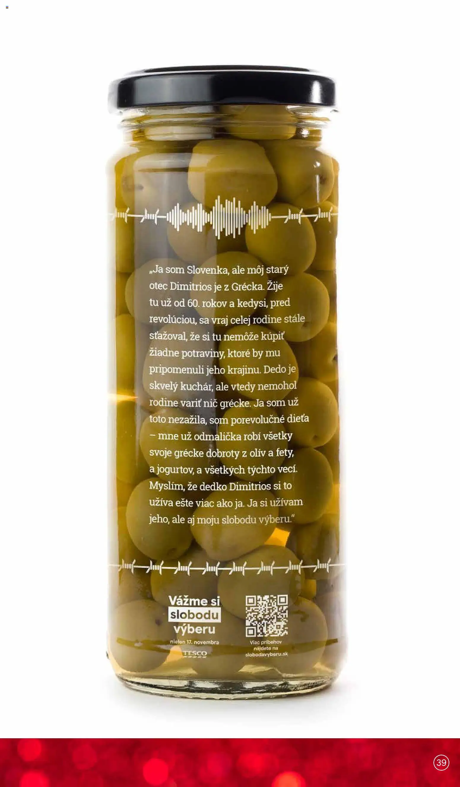 Nové Tesco akcie – leták je platný od 12.11.2025 | Strana: 39 | Produkty: Jar