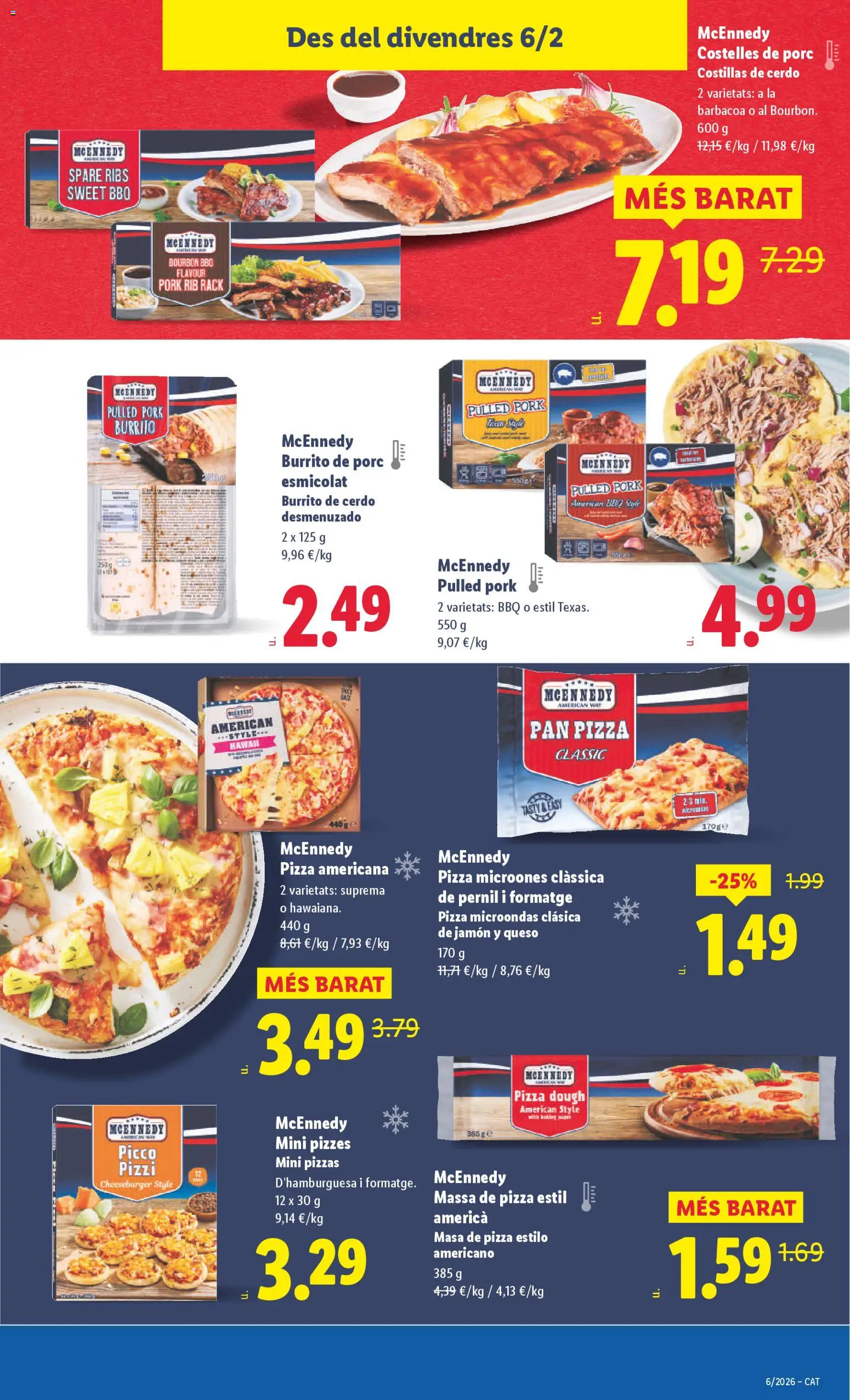 Lidl folleto │ válido desde el 02.02.2026 | Página: 35 | Productos: Queso, Jamón, Cerdo, Barbacoa