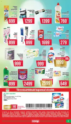 COOP - Mini & Abc & Szuper / Mecsek - amely érvényes a következő dátumtól: 24.10.2025 | Oldal: 7