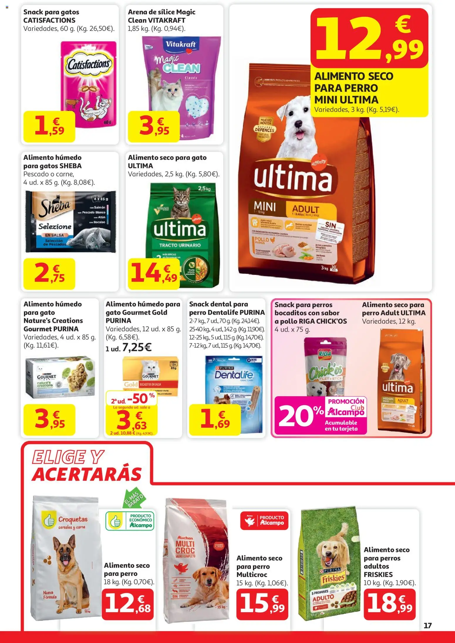 Alcampo - HG Catalan  │ válido desde el 29.12.2025 | Página: 17 | Productos: Pescado, Cereales, Croquetas