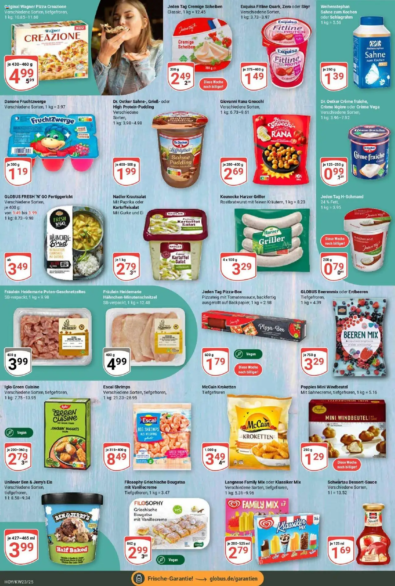 Globus prospekt Hoyerswerda	 - gültig ab dem 01.06.2025 | Seite: 8 | Produkte: Pudding, Exquisa, Paprika, Erdbeeren