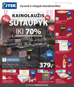 JYSK leidinių peržiūra, galiojančių nuo 29.07.2025