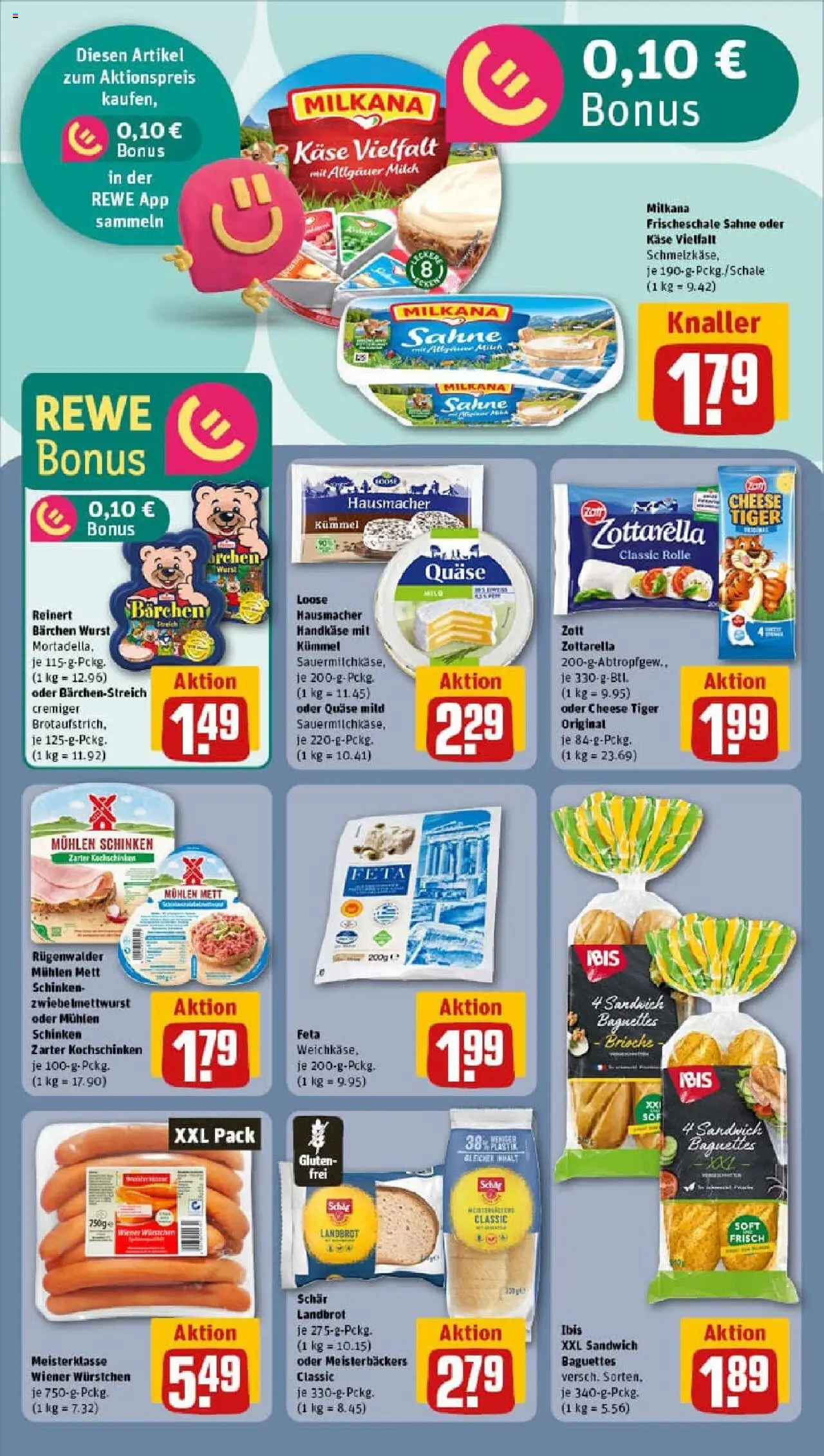 Rewe prospekt Hagen	 – gültig ab 28.09.2025 | Seite: 12 | Produkte: Milch, Milkana, Wurst, Schinken