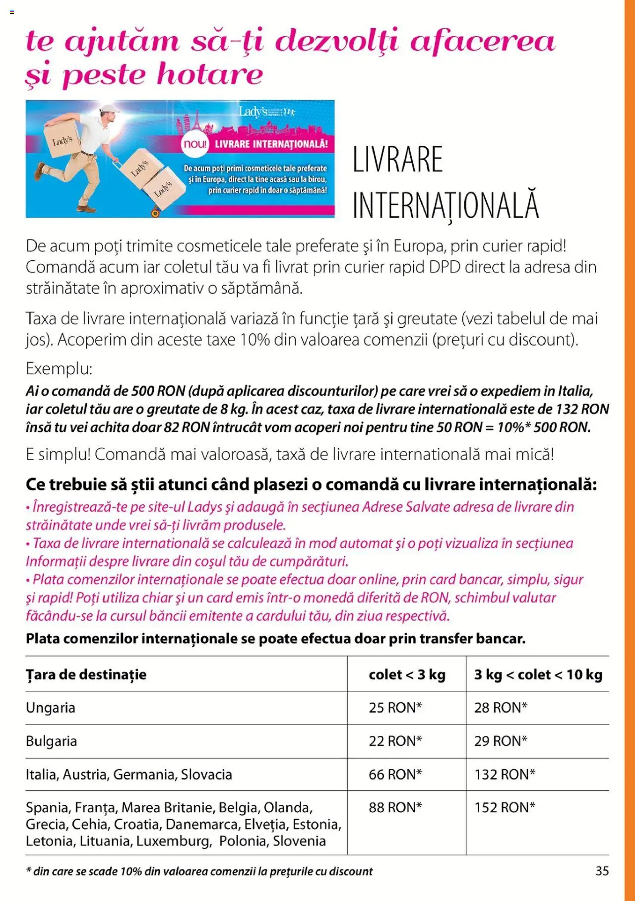 Lady’s catalog - Manual – valabil de la 17.04.2020 | Pagină: 35