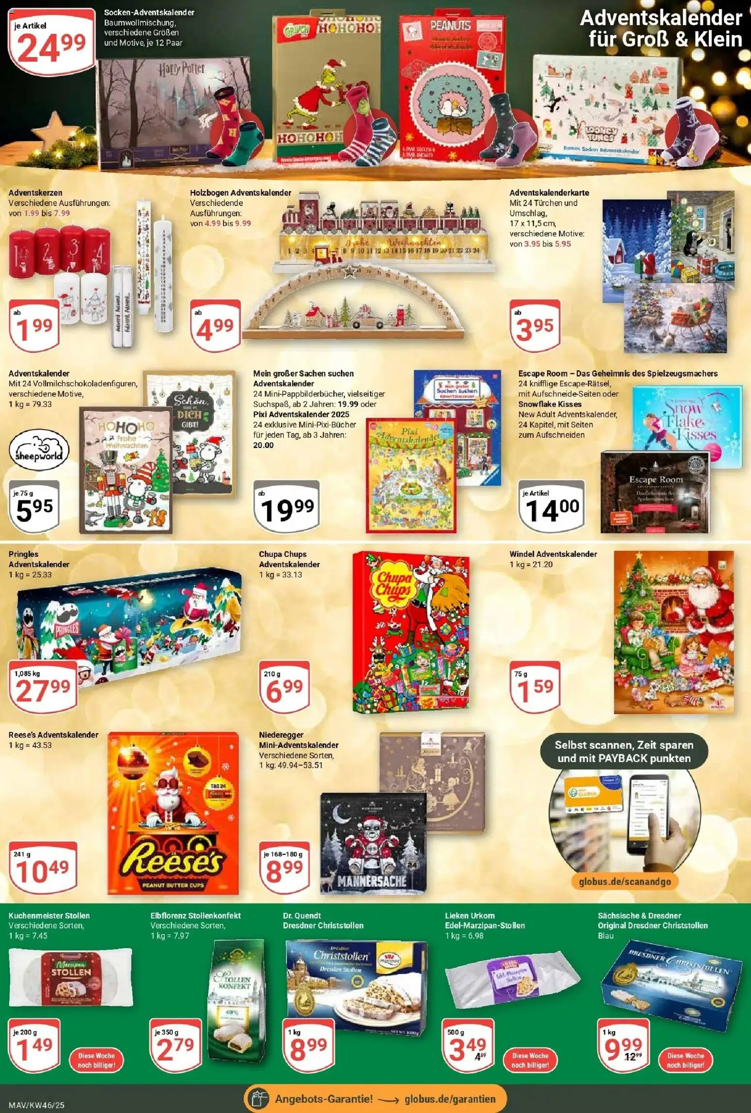 Globus prospekt Mannheim	 – gültig ab 10.11.2025 | Seite: 22 | Produkte: Butter, Pringles