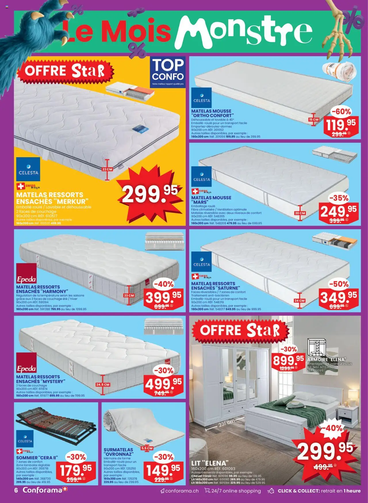 Conforama Aktionen FR – gültig ab 15.10.2025 | Seite: 6 | Produkte: Mars