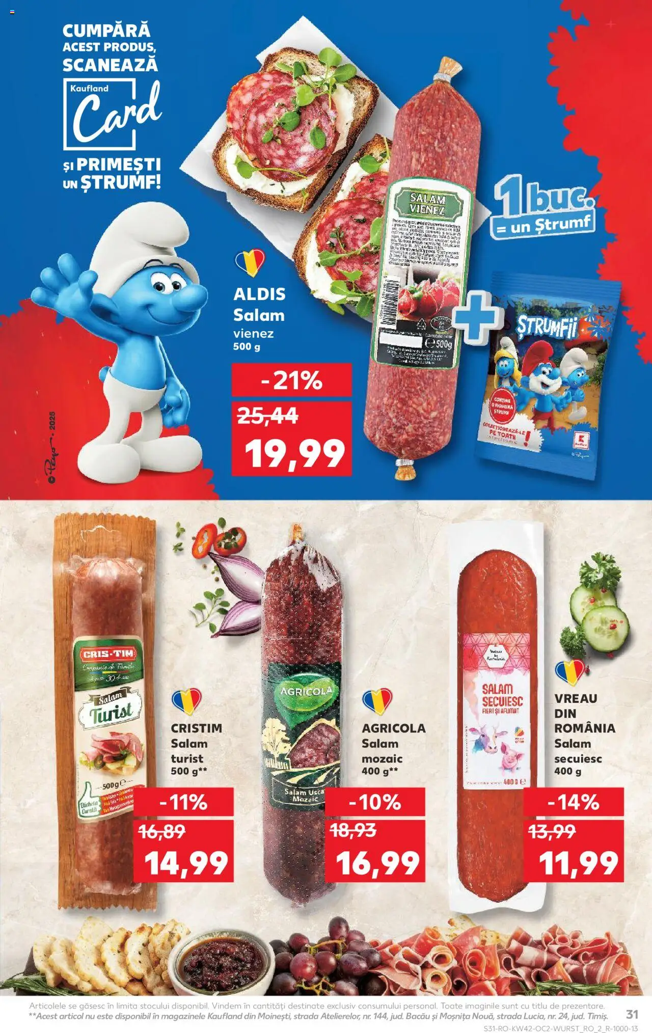 Kaufland RO akciós ujság - amely érvényes a következő dátumtól: 15.10.2025 | Oldal: 31