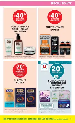 Super U - Prévisualisation de Super U catalogue valide à partir de 08.04.2026 | Page: 5 | Produits: Produits beauté, Gel douche, Douche