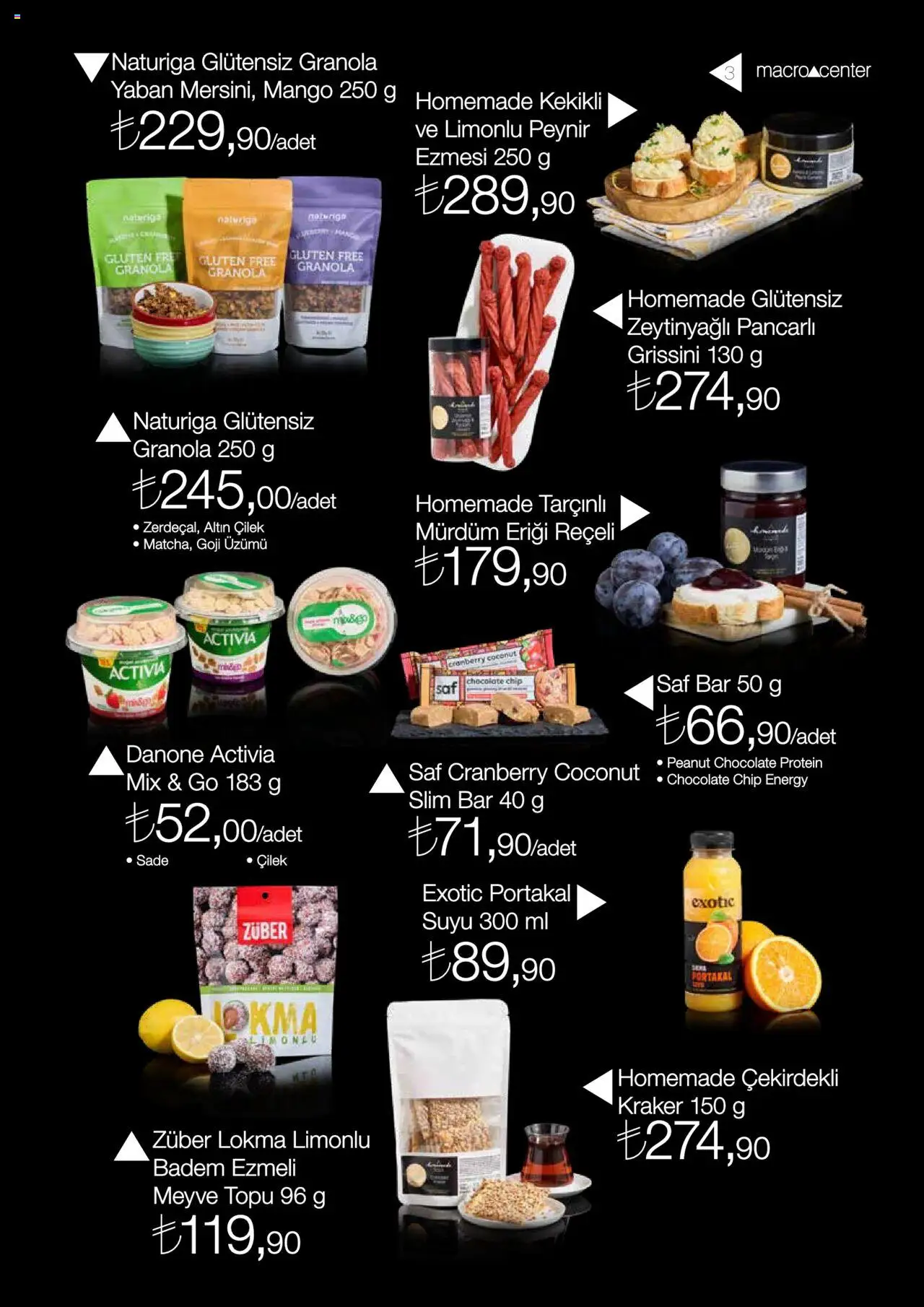 Migros Katalog - MacroStyle Ekim 2025 - 01.10.2025 tarihinden itibaren geçerlidir | Sayfa: 3 | Ürünler: Altın çilek, Çilek, Meyve, Mango