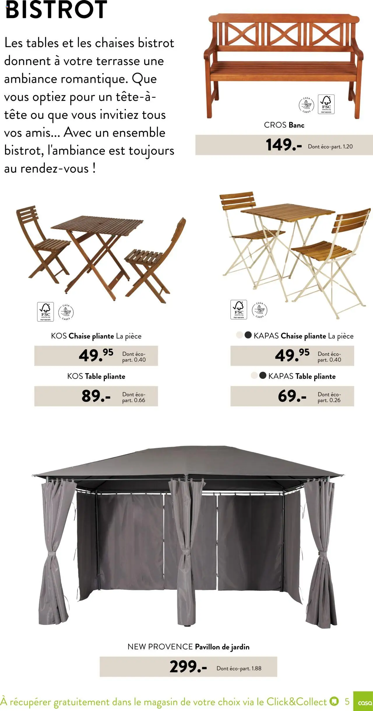  | Page: 5 | Produits: Chaise pliante, Table, Chaise, Table pliante