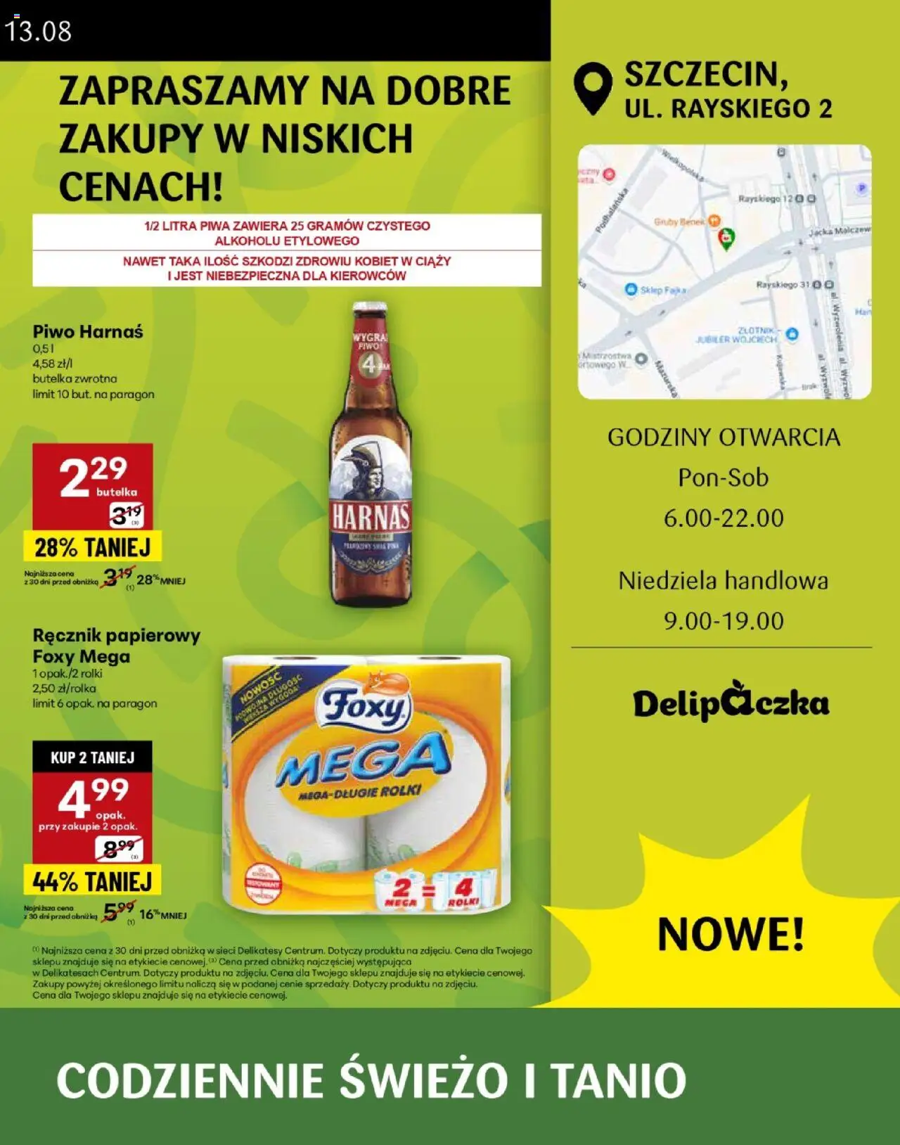 Delikatesy Centrum Gazetka - Szczecin Otwarcie od 07.08.2025 | Strona: 3