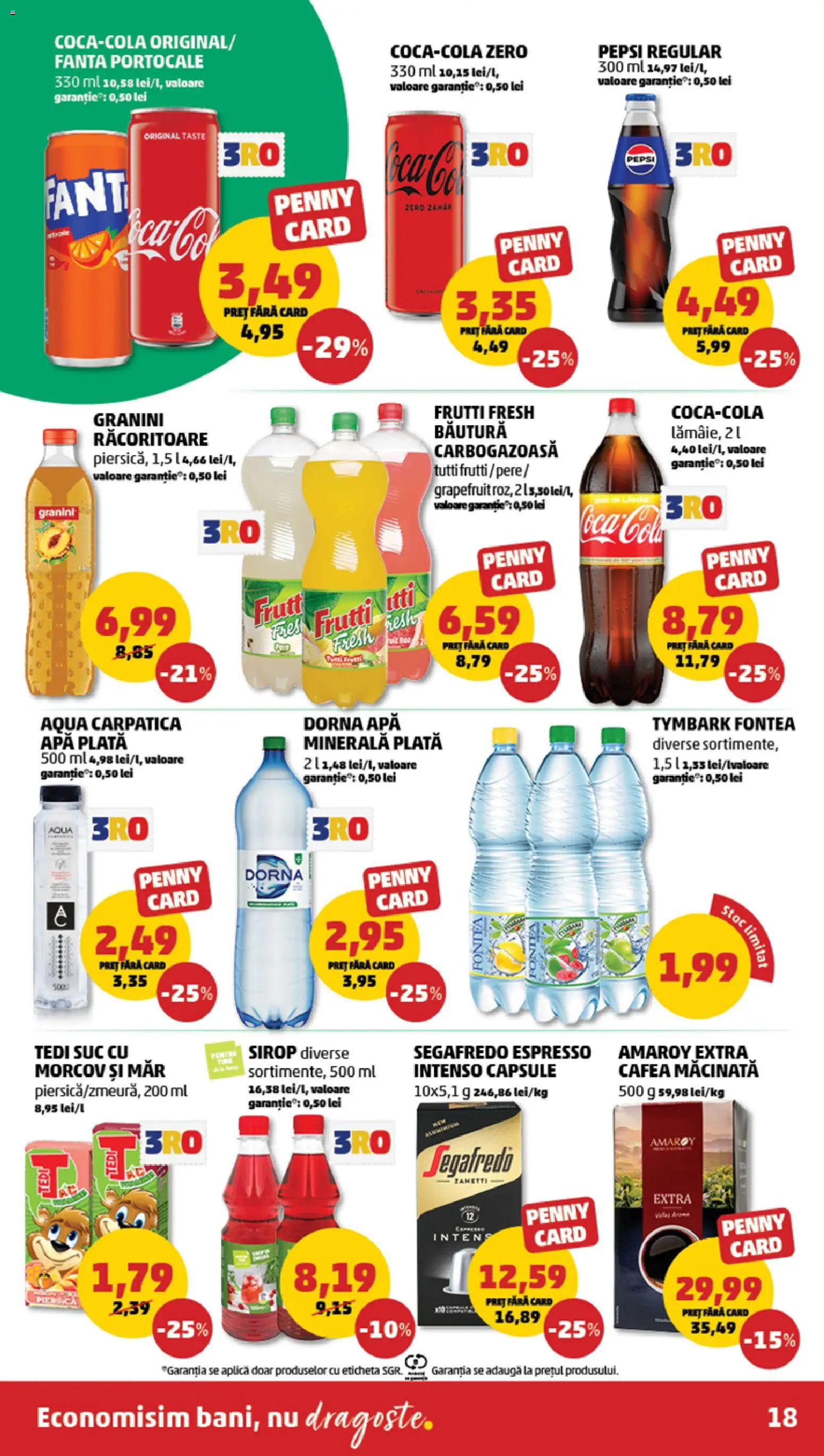 Noul catalog PENNY – valabil de la 18.02.2026 | Pagină: 18 | Produse: Matériel de Street Workout, Cafea, Portocale, Apă