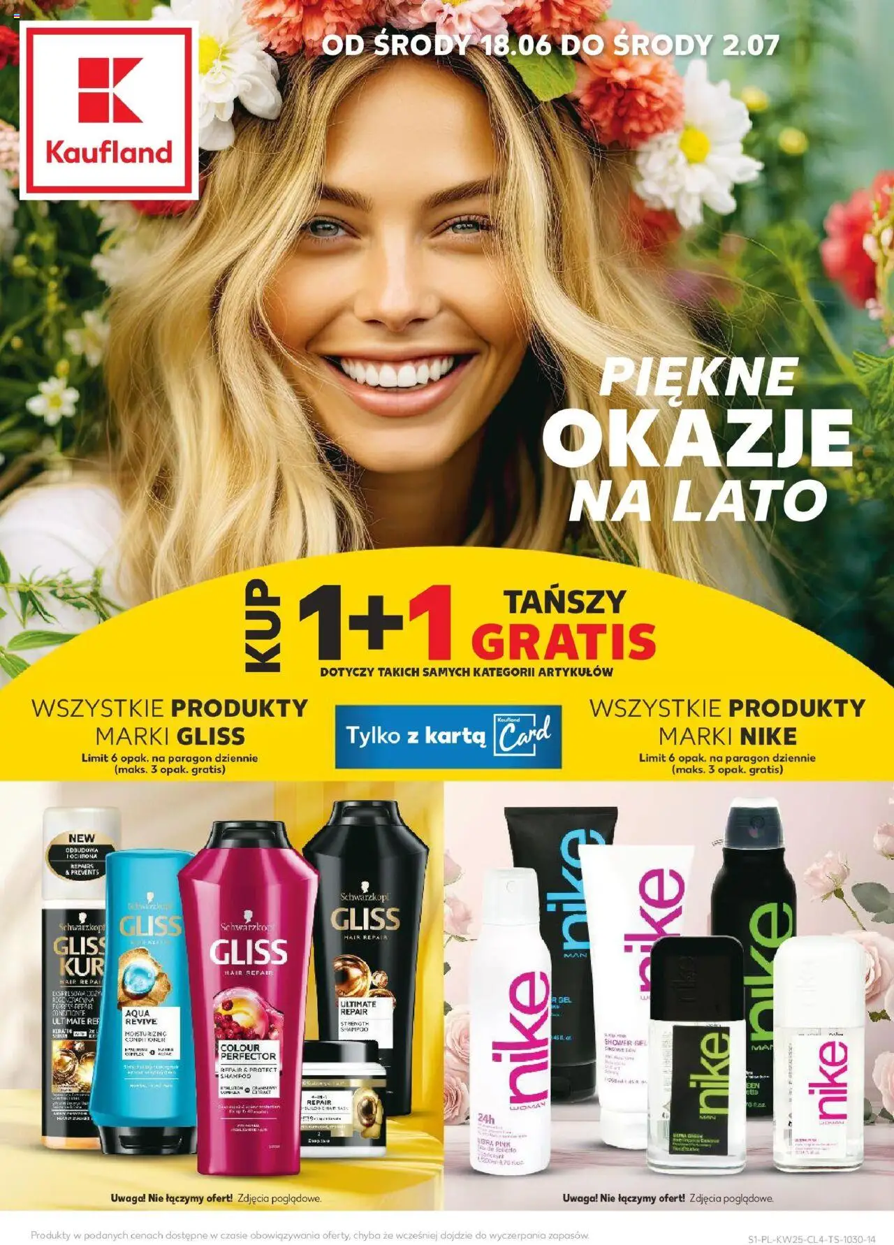 Kaufland gazetka - Piękne okazje na lato od 18.06.2025 | Strona: 1 | Produkty: Karta